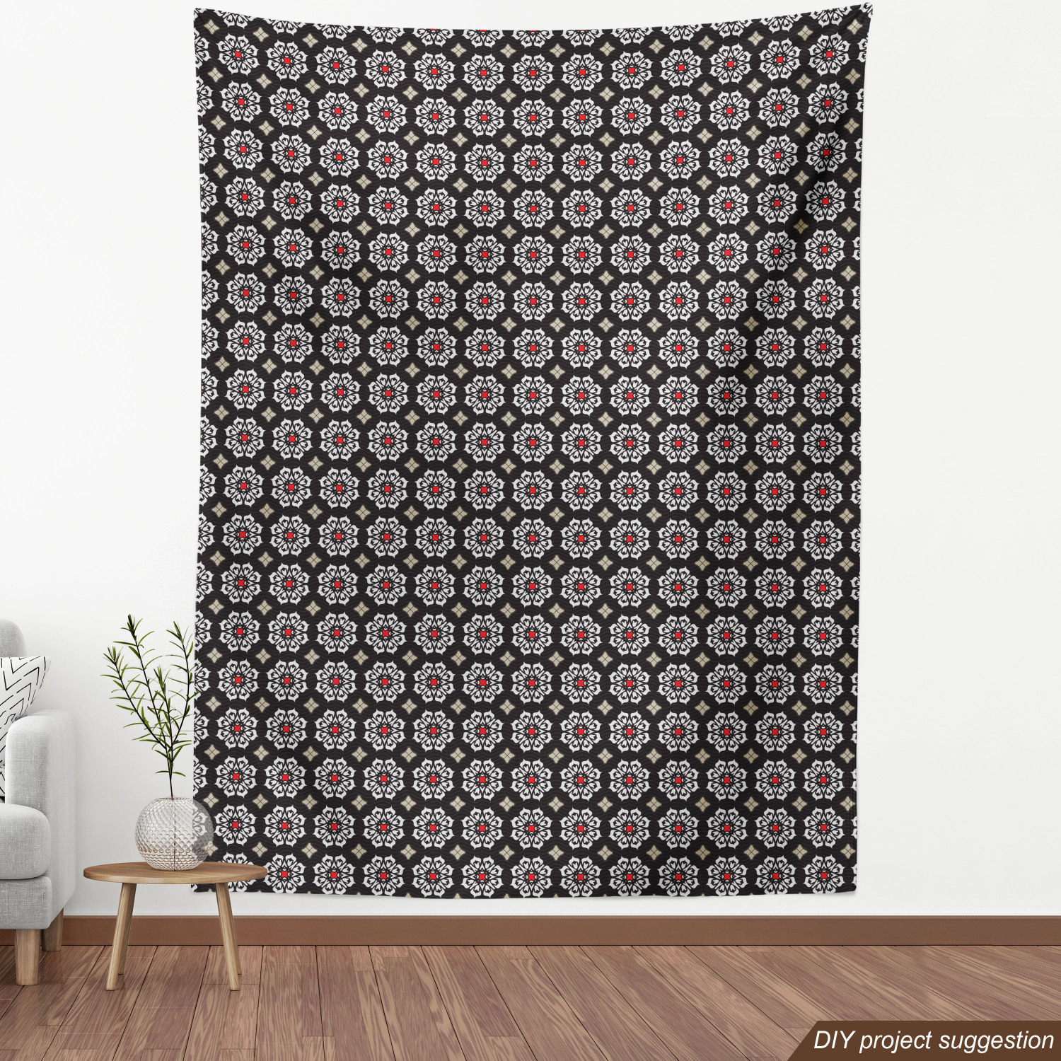 Tight Woven Fabric by the Yard Decor Upholstery Home Accents by Ambesonne - Picture 72 of 164