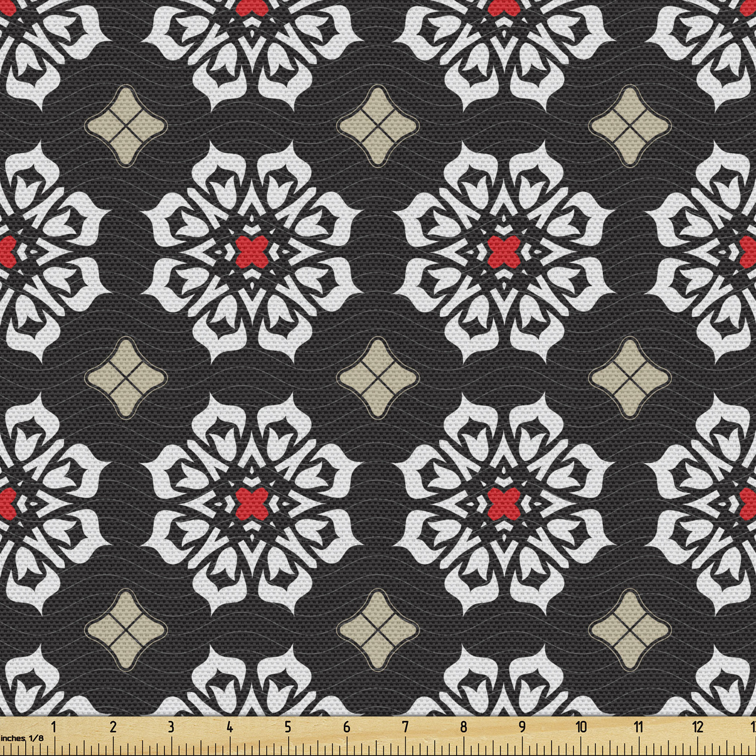 Tight Woven Fabric by the Yard Decor Upholstery Home Accents by Ambesonne - Picture 69 of 164