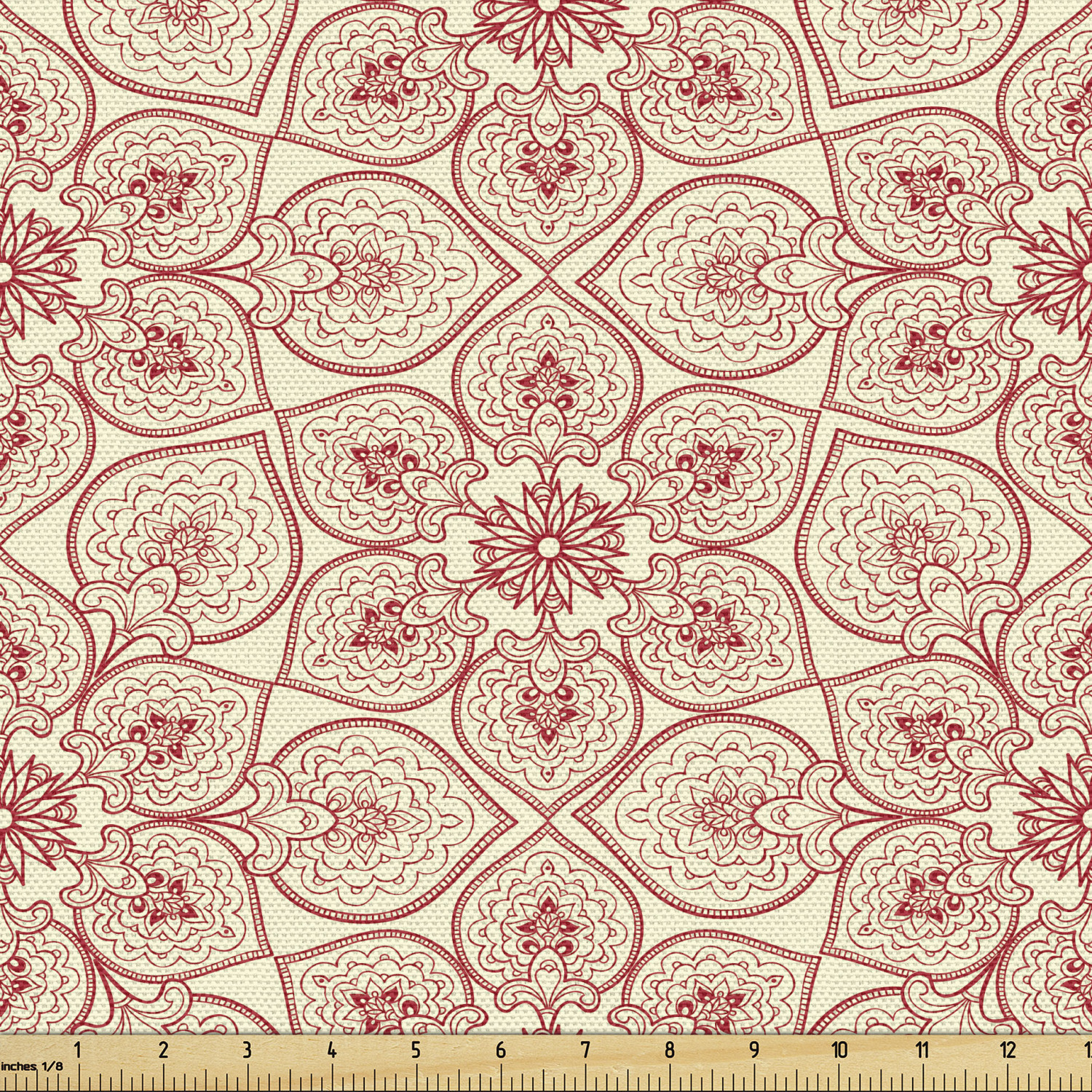 Tight Woven Fabric by the Yard Decor Upholstery Home Accents by Ambesonne - Picture 49 of 164