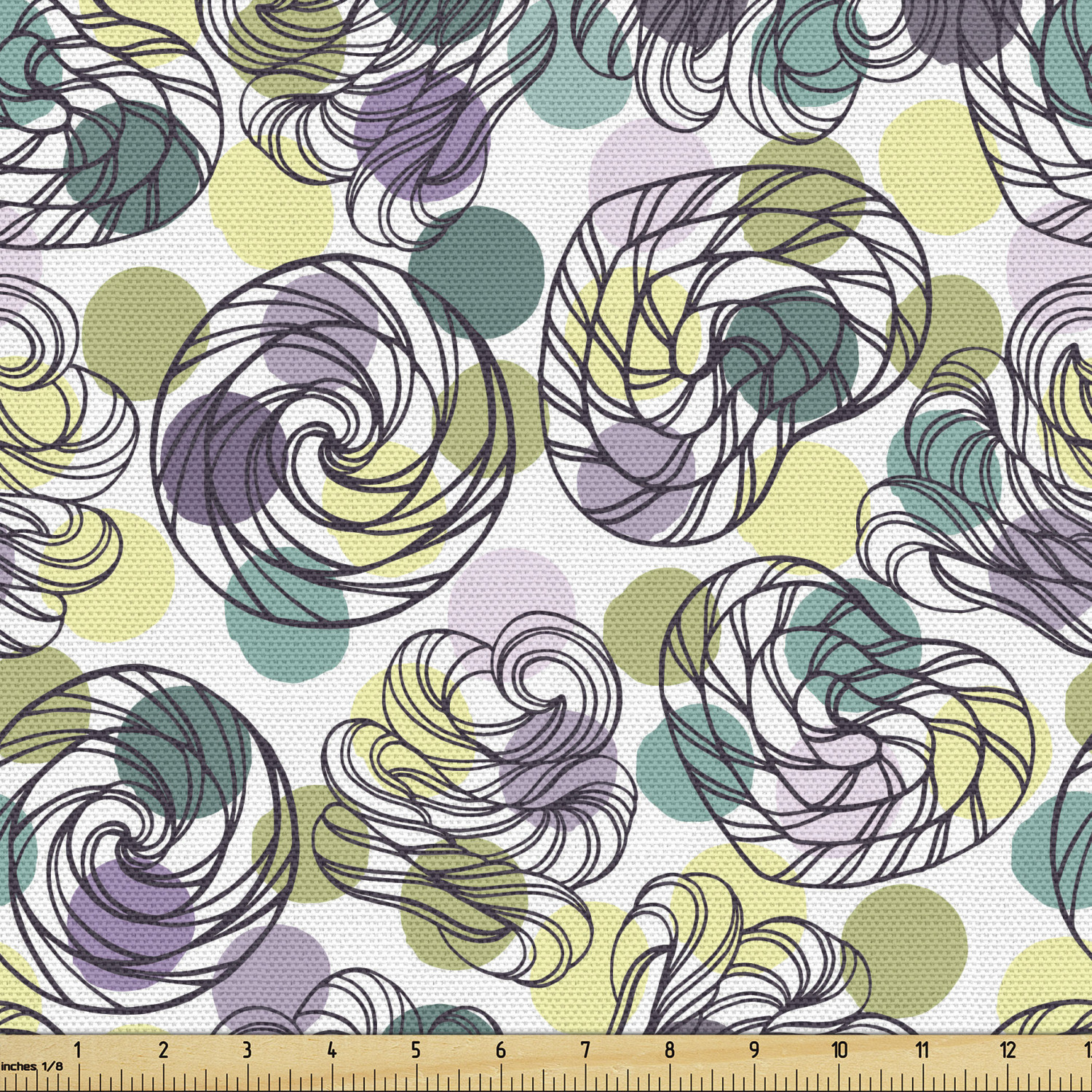 Tight Woven Fabric by the Yard Decor Upholstery Home Accents by Ambesonne - Picture 97 of 164