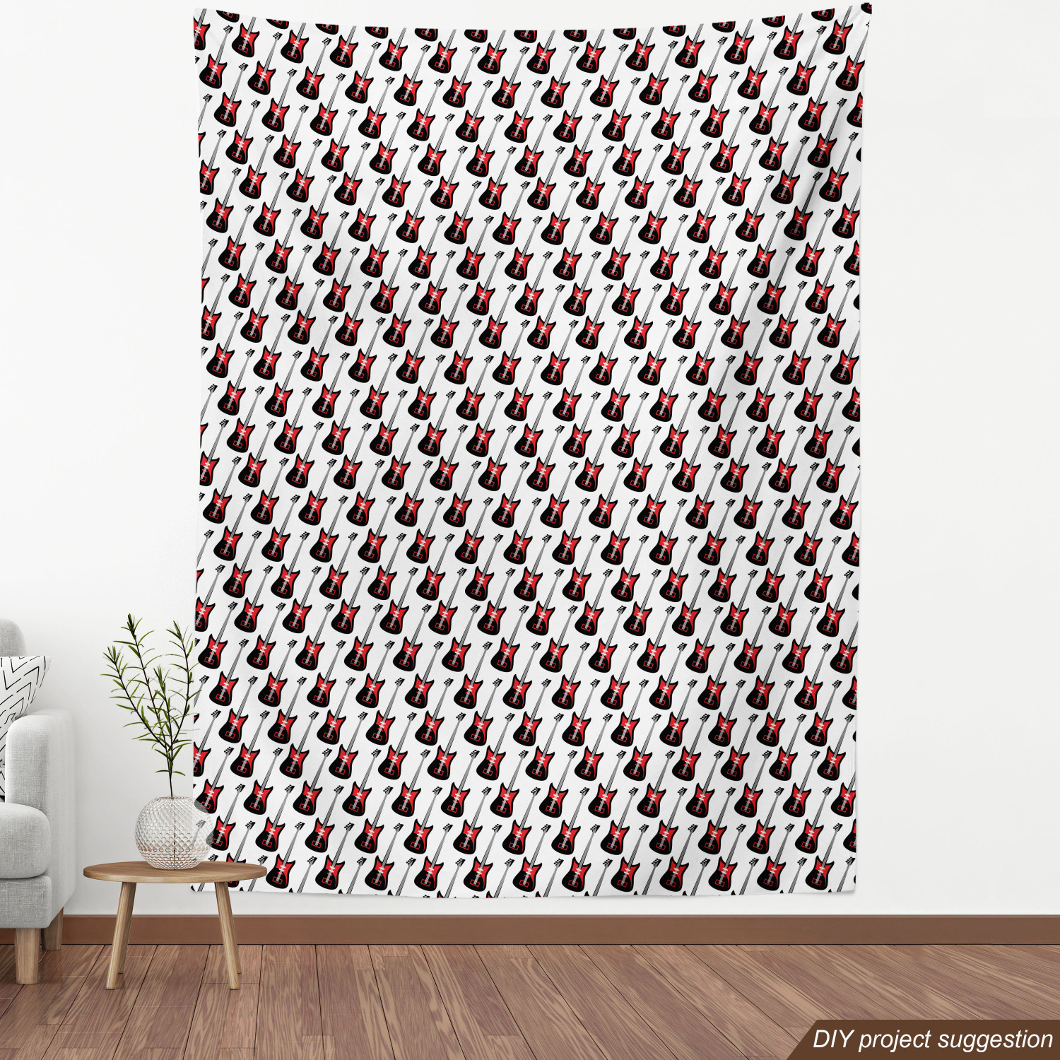 Tight Woven Fabric by the Yard Decor Upholstery Home Accents by Ambesonne - Picture 132 of 164