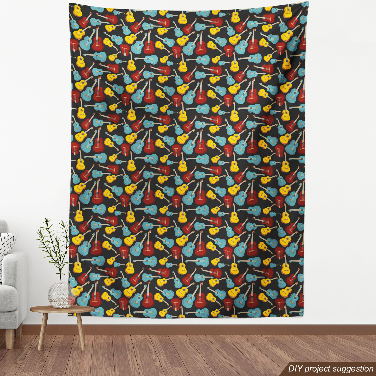 Tight Woven Fabric by the Yard Decor Upholstery Home Accents by Ambesonne - Picture 76 of 164
