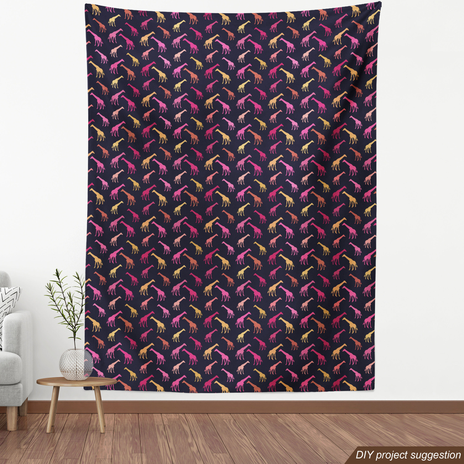 Tight Woven Fabric by the Yard Decor Upholstery Home Accents by Ambesonne - Picture 60 of 164