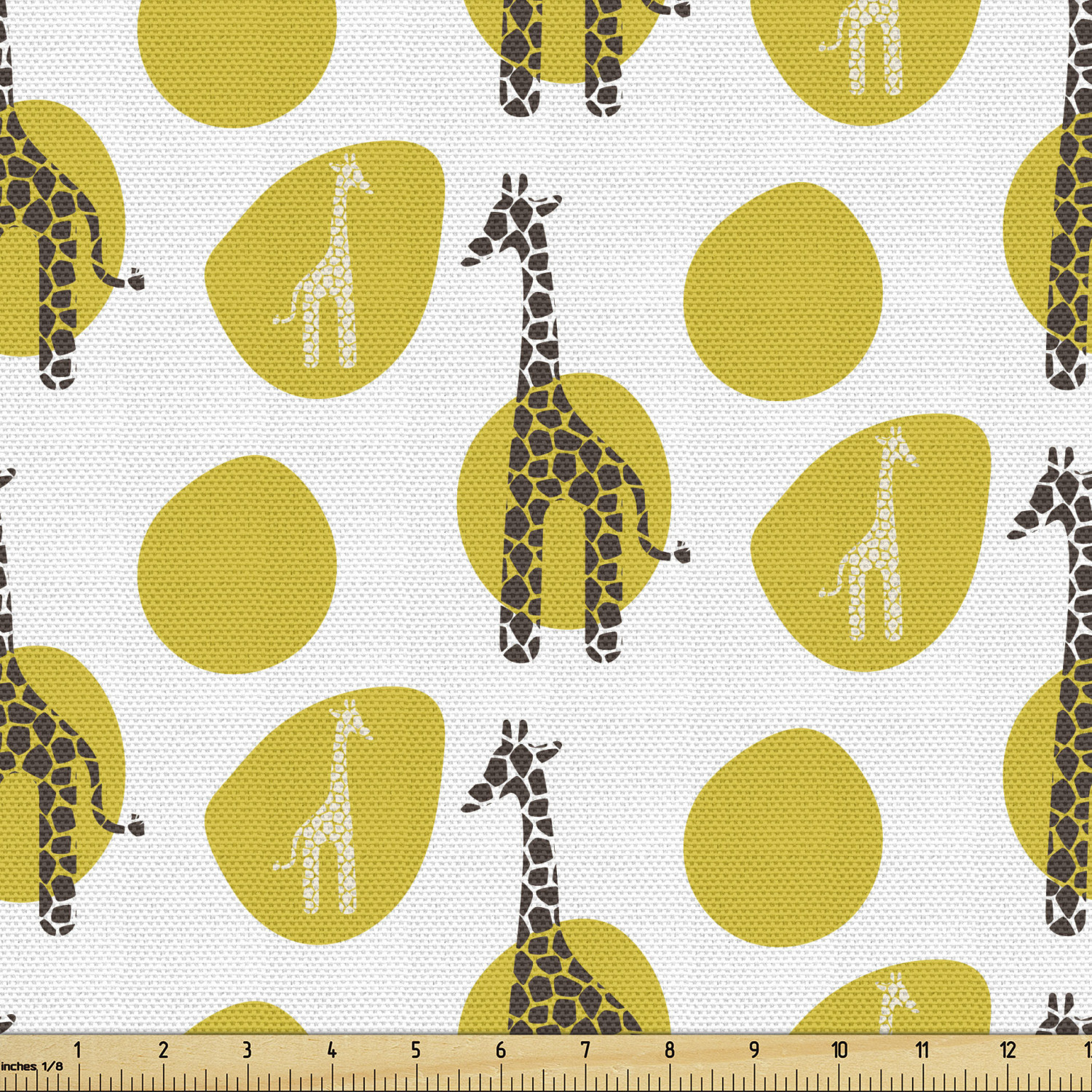 Tight Woven Fabric by the Yard Decor Upholstery Home Accents by Ambesonne - Picture 137 of 164