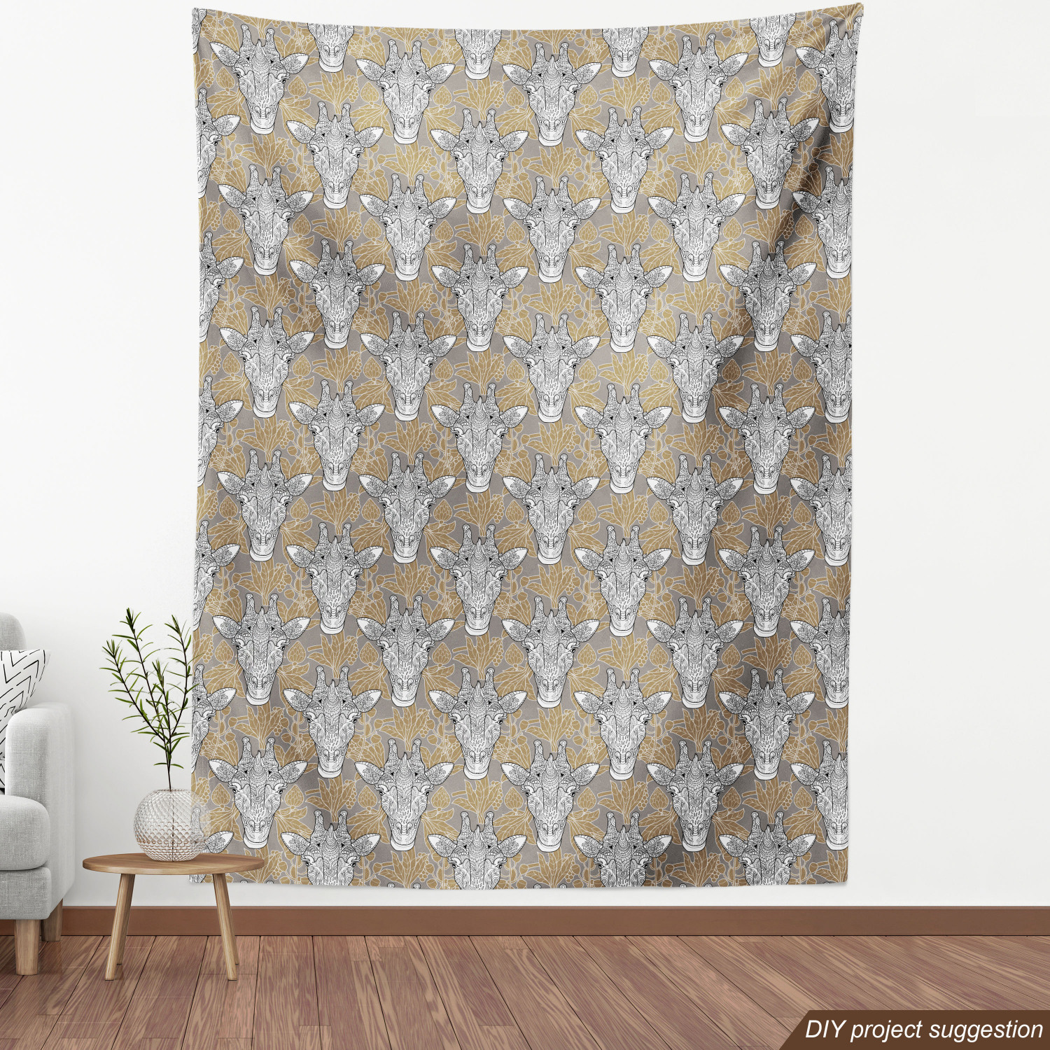 Tight Woven Fabric by the Yard Decor Upholstery Home Accents by Ambesonne - Picture 56 of 164