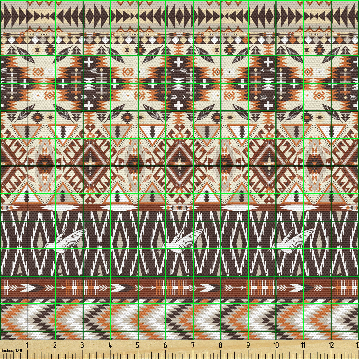 Tight Woven Fabric by the Yard Decor Upholstery Home Accents by Ambesonne - Picture 94 of 164