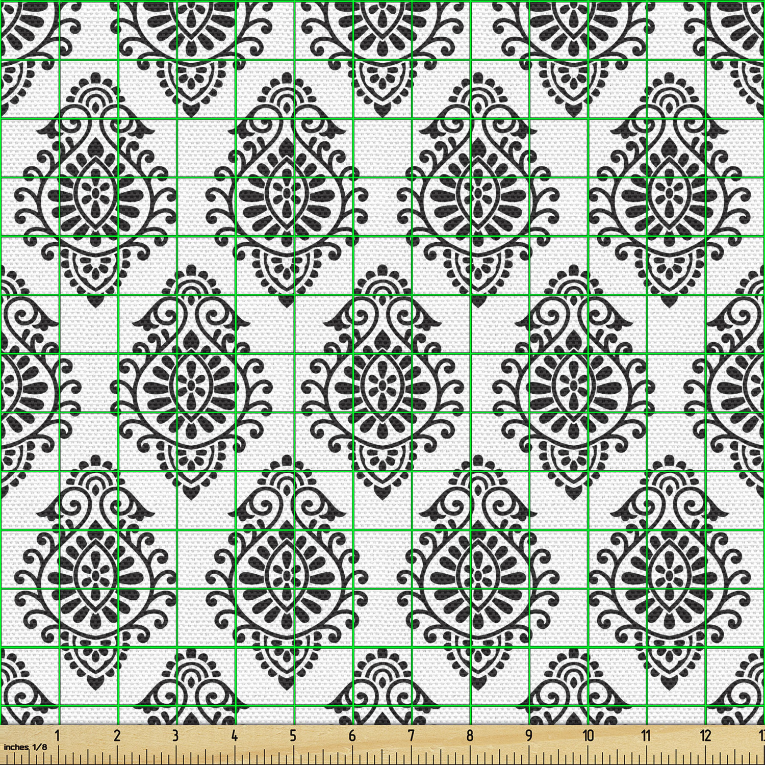 Tight Woven Fabric by the Yard Decor Upholstery Home Accents by Ambesonne - Picture 102 of 164