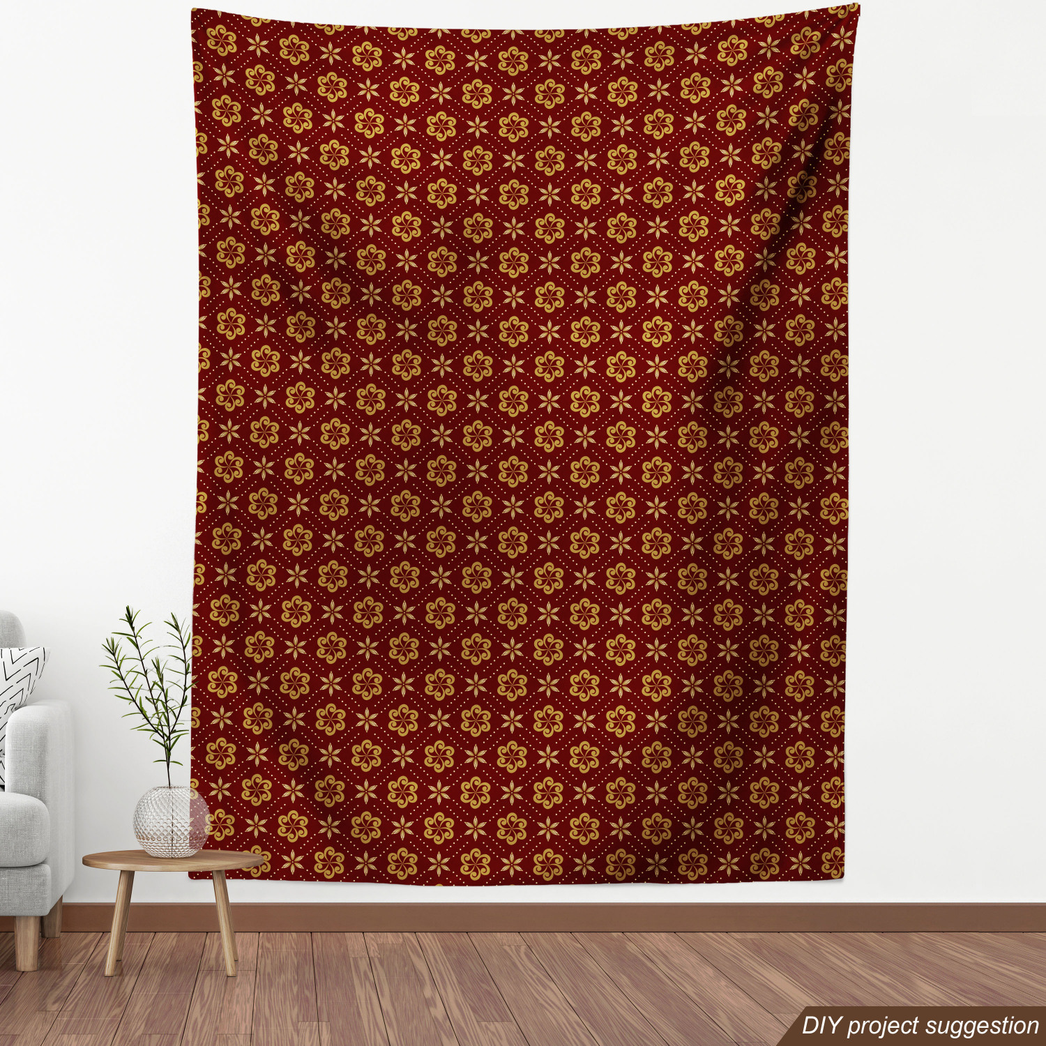 Tight Woven Fabric by the Yard Decor Upholstery Home Accents by Ambesonne - Picture 64 of 164