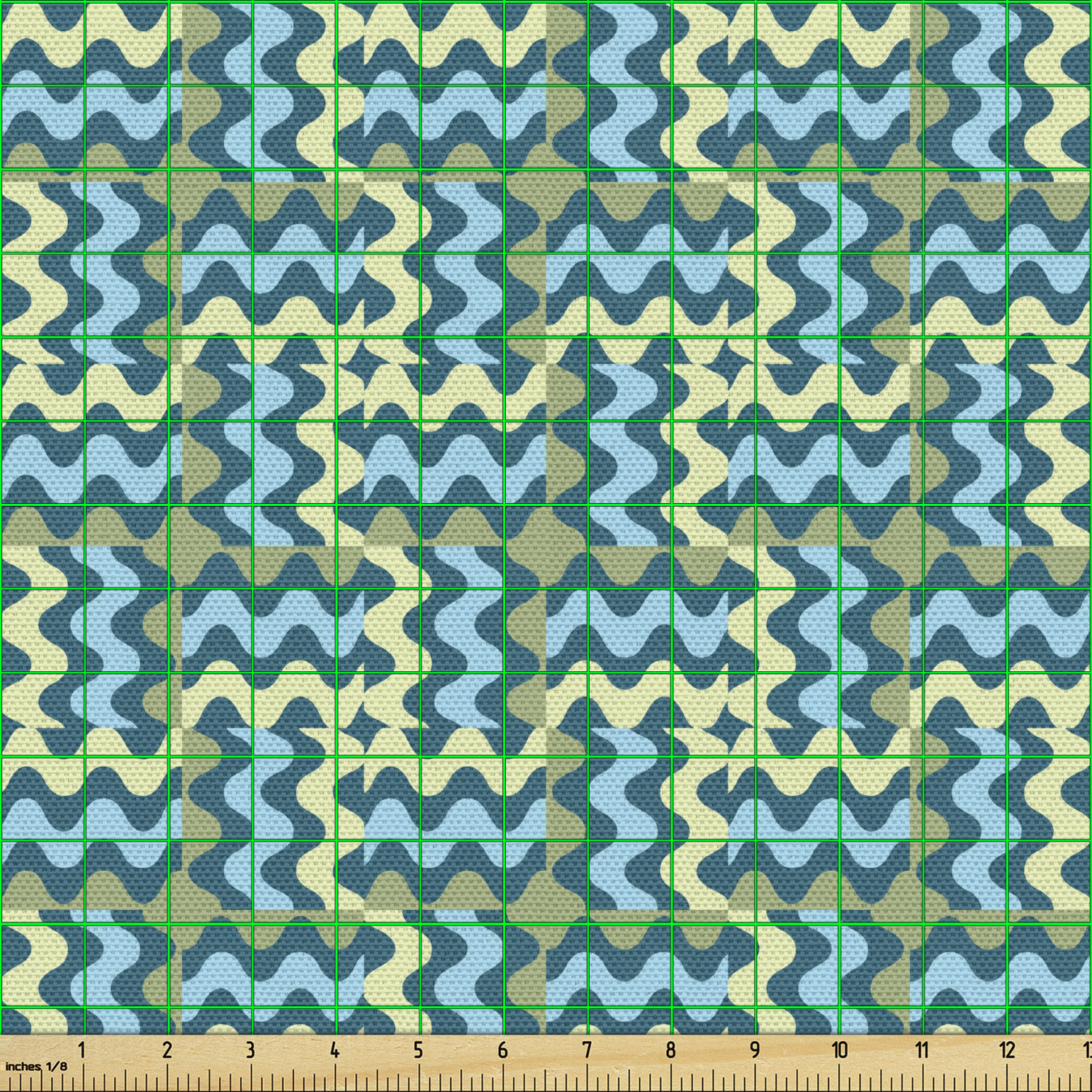 Tight Woven Fabric by the Yard Decor Upholstery Home Accents by Ambesonne - Picture 162 of 164