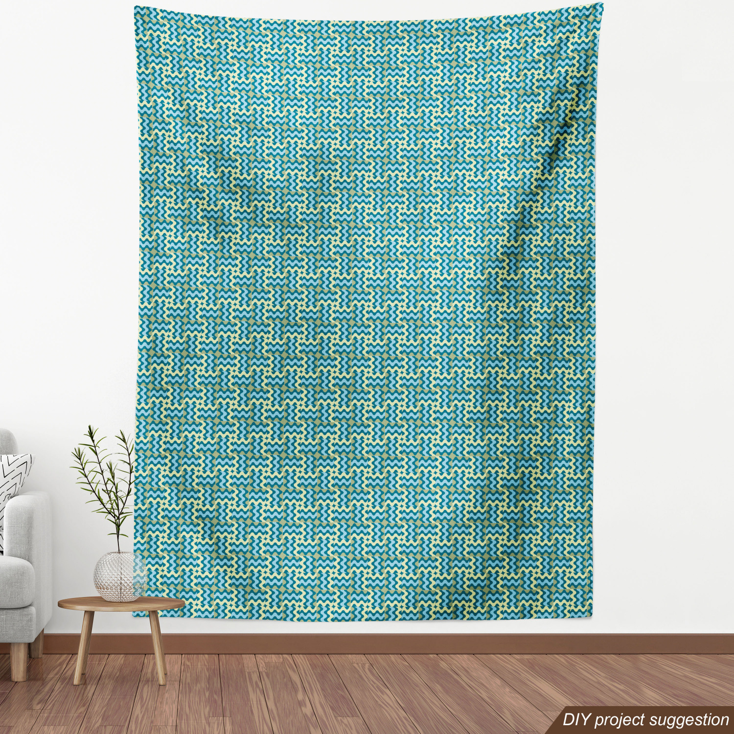 Tight Woven Fabric by the Yard Decor Upholstery Home Accents by Ambesonne - Picture 164 of 164