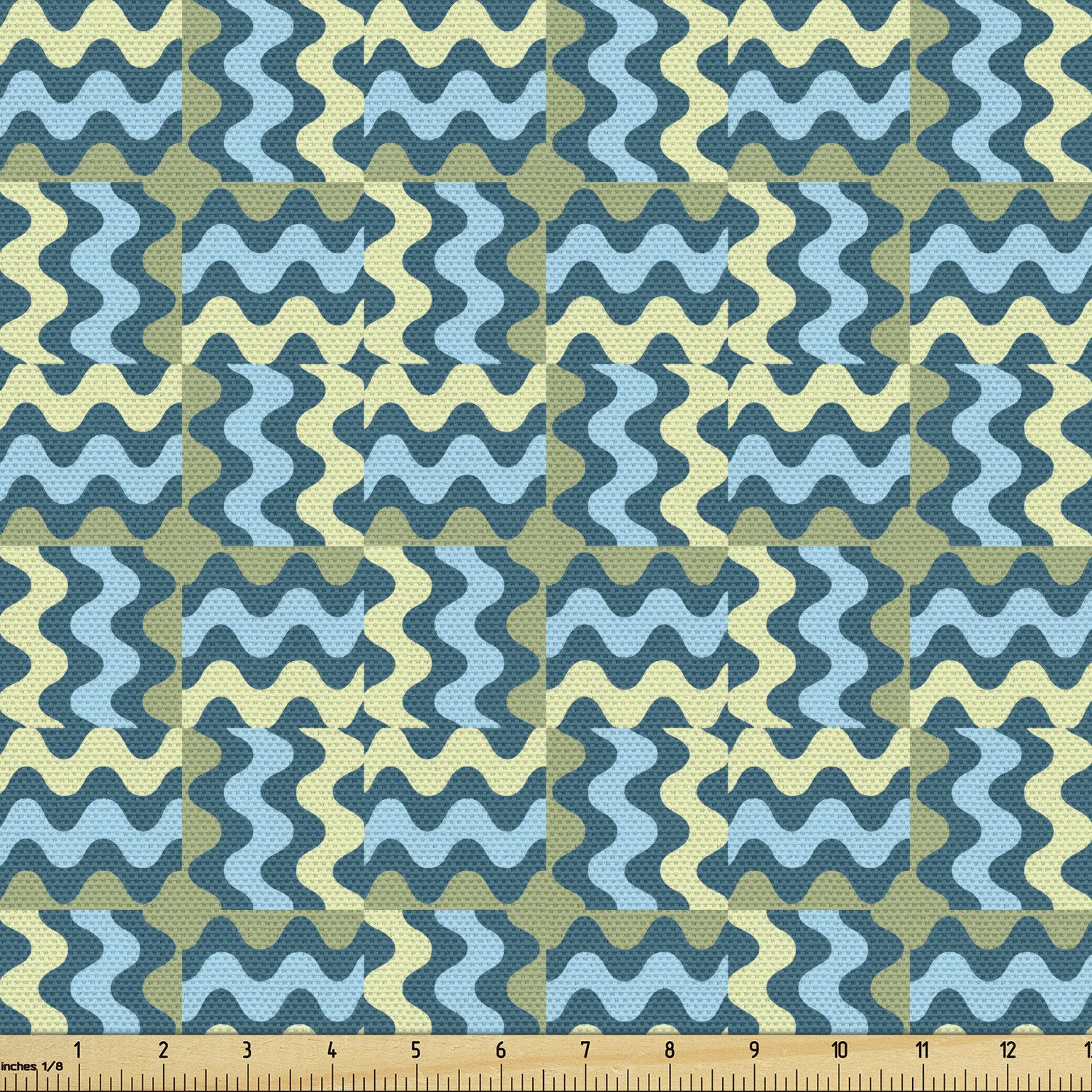 Tight Woven Fabric by the Yard Decor Upholstery Home Accents by Ambesonne - Picture 161 of 164