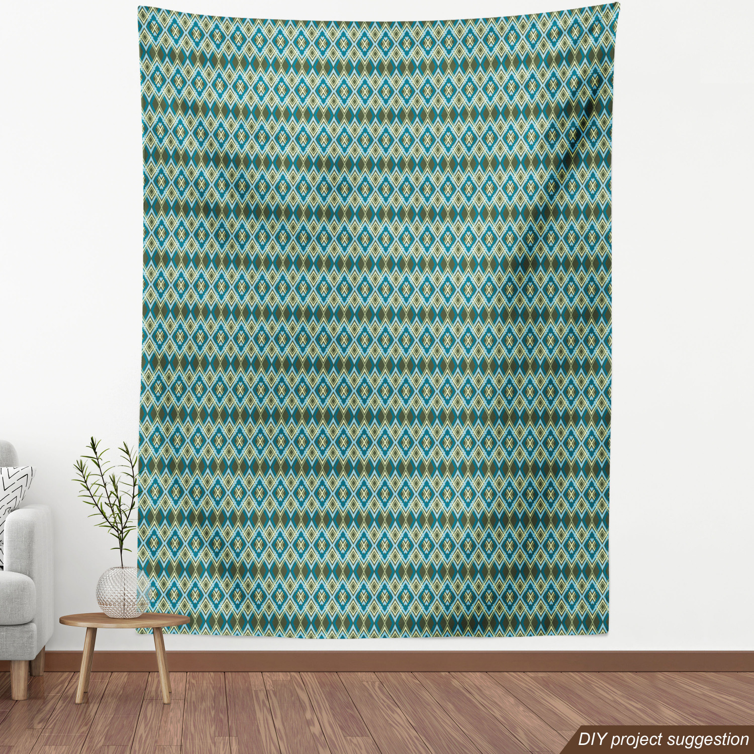 Tight Woven Fabric by the Yard Decor Upholstery Home Accents by Ambesonne - Picture 108 of 164