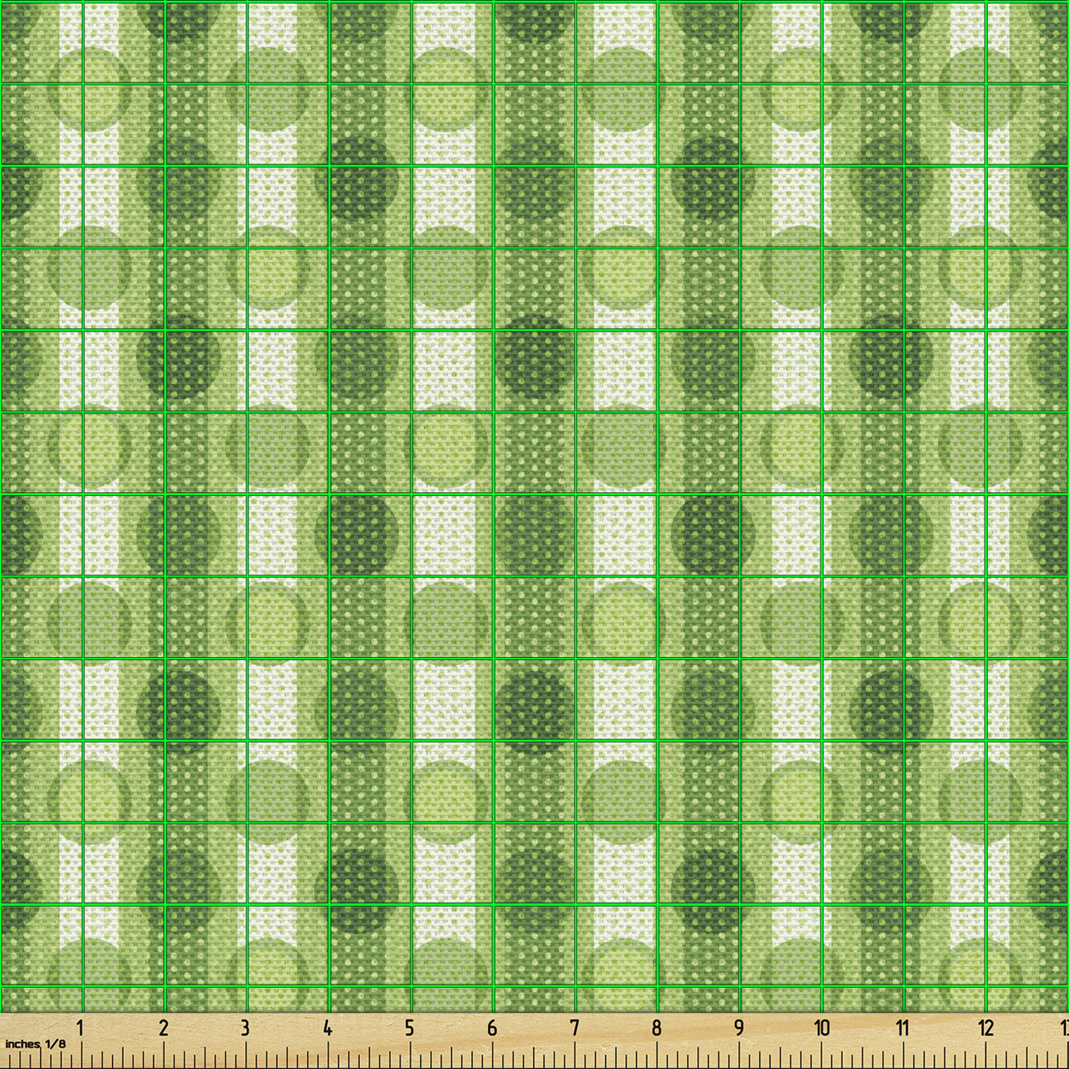 Tight Woven Fabric by the Yard Decor Upholstery Home Accents by Ambesonne - Picture 118 of 164