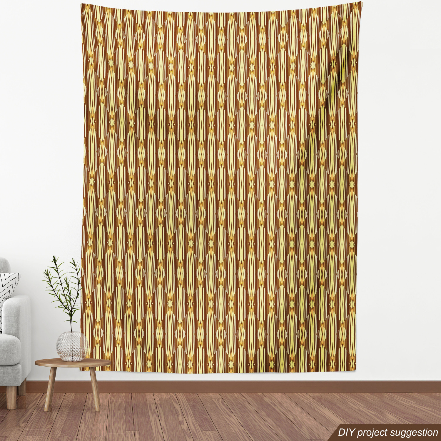 Tight Woven Fabric by the Yard Decor Upholstery Home Accents by Ambesonne - Picture 68 of 164