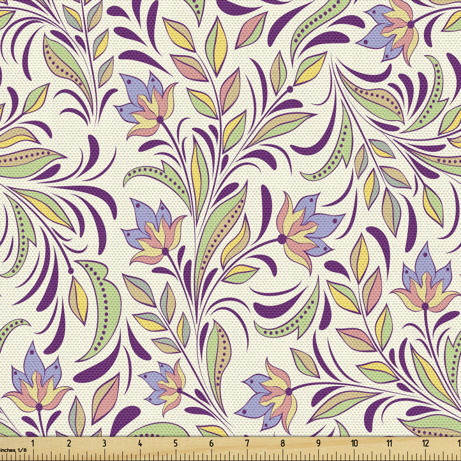 Tight Woven Fabric by the Yard Decor Upholstery Home Accents by Ambesonne - Picture 37 of 164