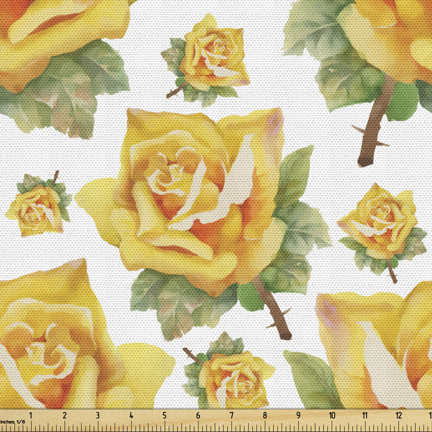 Ambesonne Rose Fabric by the Yard Decorative Upholstery Home Accents - Picture 109 of 164
