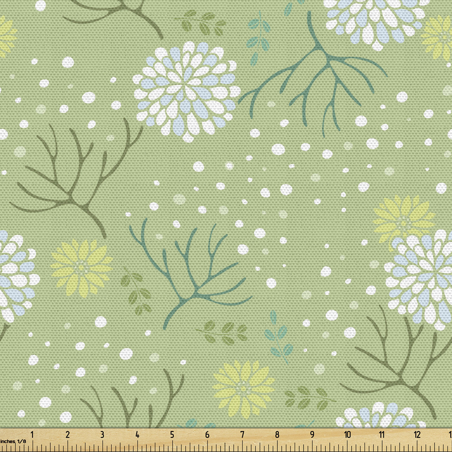 Ambesonne Spring Fabric by the Yard Decorative Upholstery Home Accents - Picture 73 of 164