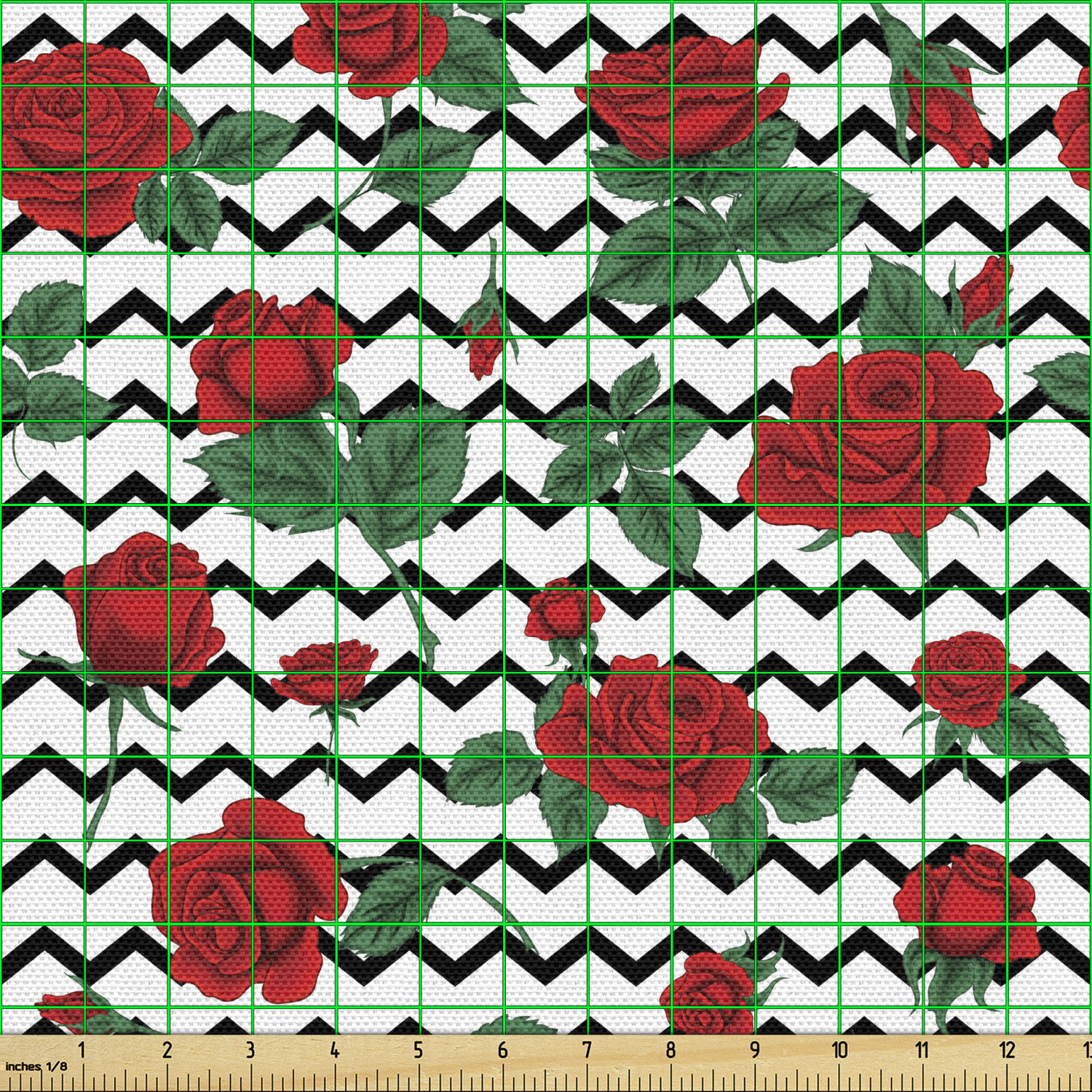 Ambesonne Rose Fabric by the Yard Decorative Upholstery Home Accents - Picture 78 of 164