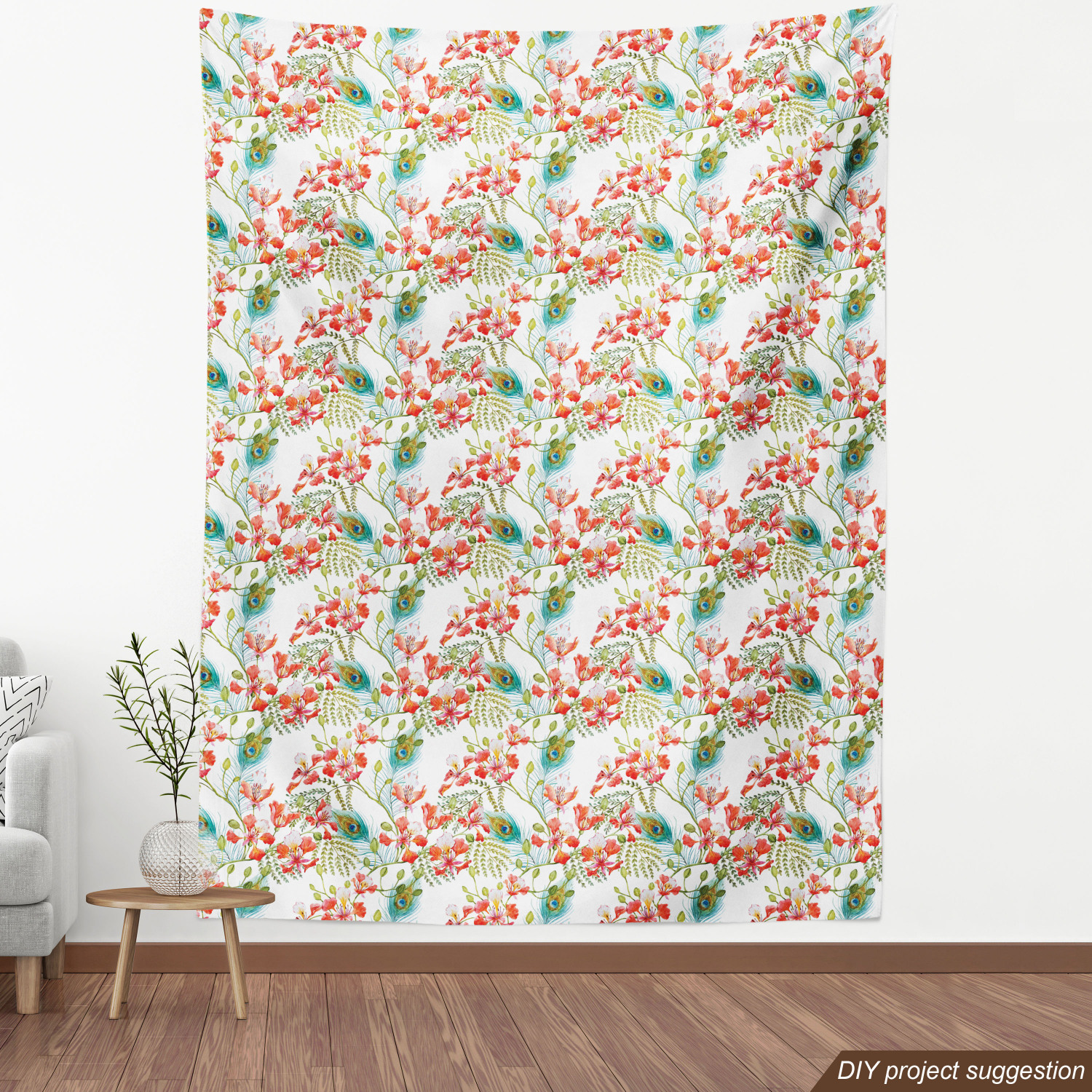 Ambesonne Spring Fabric by the Yard Decorative Upholstery Home Accents - Picture 92 of 164