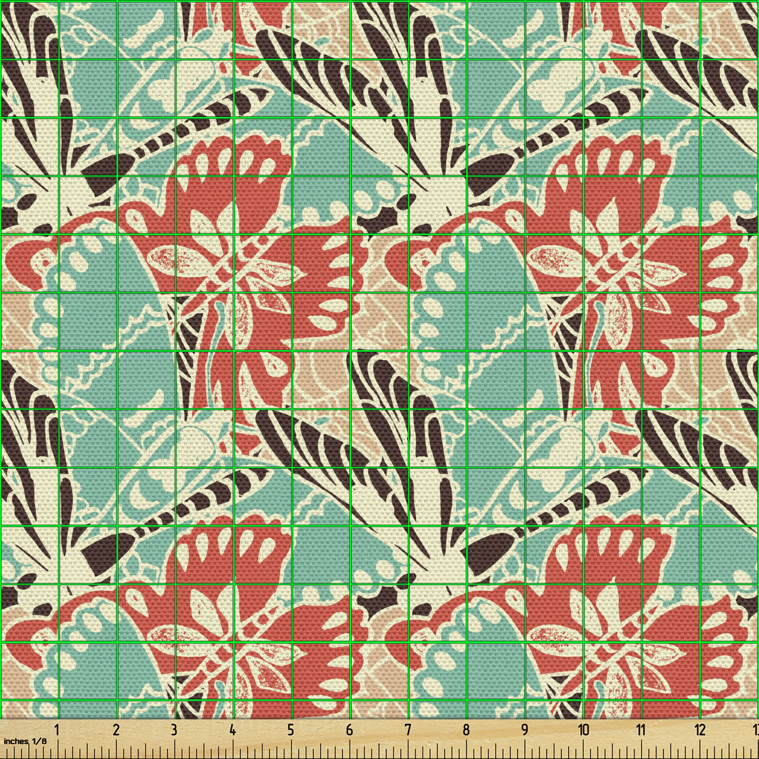 Ambesonne Spring Fabric by the Yard Decorative Upholstery Home Accents - Picture 122 of 164