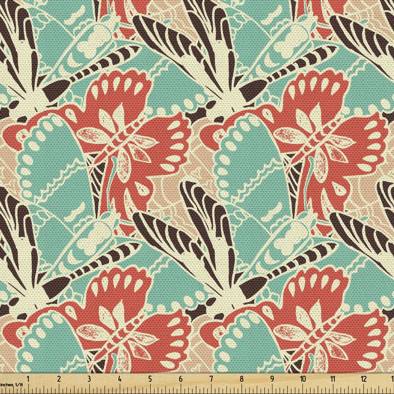 Ambesonne Spring Fabric by the Yard Decorative Upholstery Home Accents - Picture 121 of 164