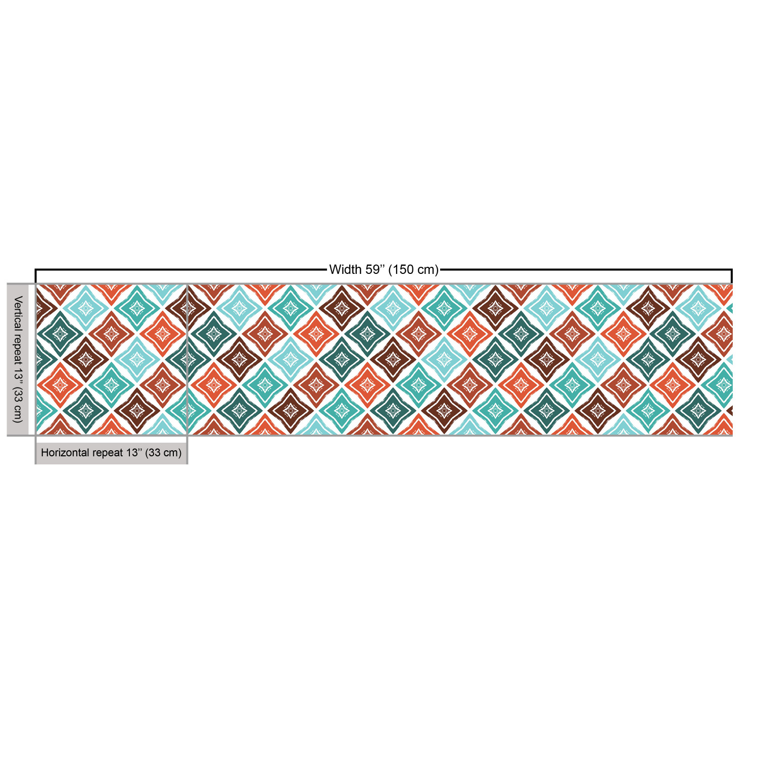 Ambesonne Grunge Fabric by the Yard Decorative Upholstery Home Accents - Picture 15 of 164
