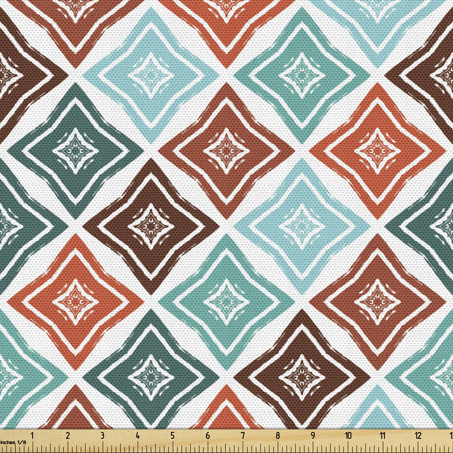 Ambesonne Grunge Fabric by the Yard Decorative Upholstery Home Accents - Picture 13 of 164