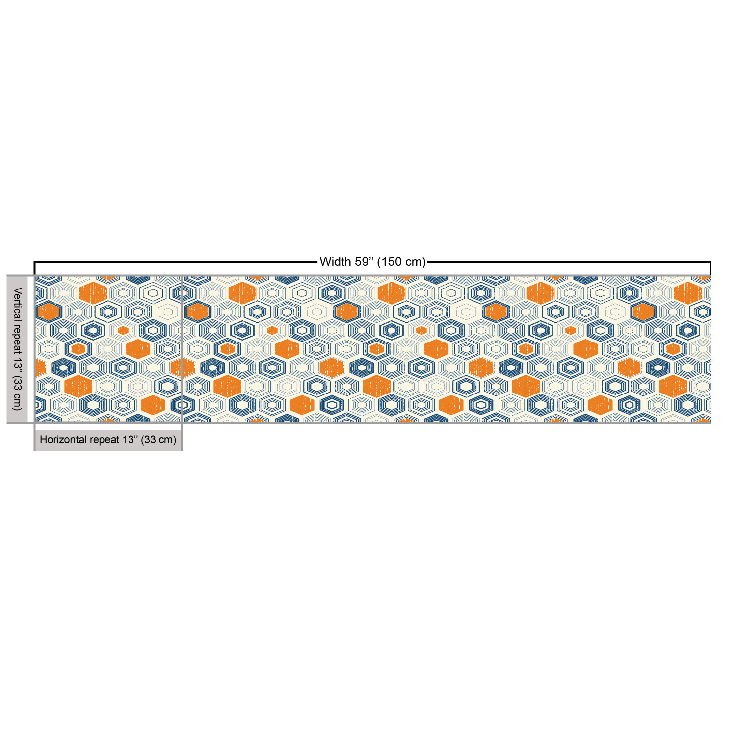 Ambesonne Grunge Fabric by the Yard Decorative Upholstery Home Accents - Picture 27 of 164