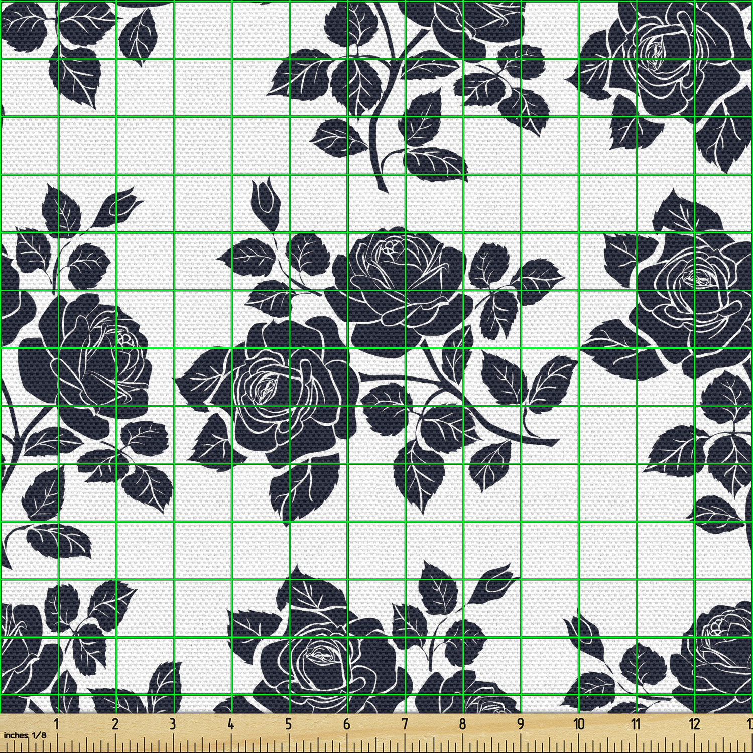 Ambesonne Rose Fabric by the Yard Decorative Upholstery Home Accents - Picture 42 of 164