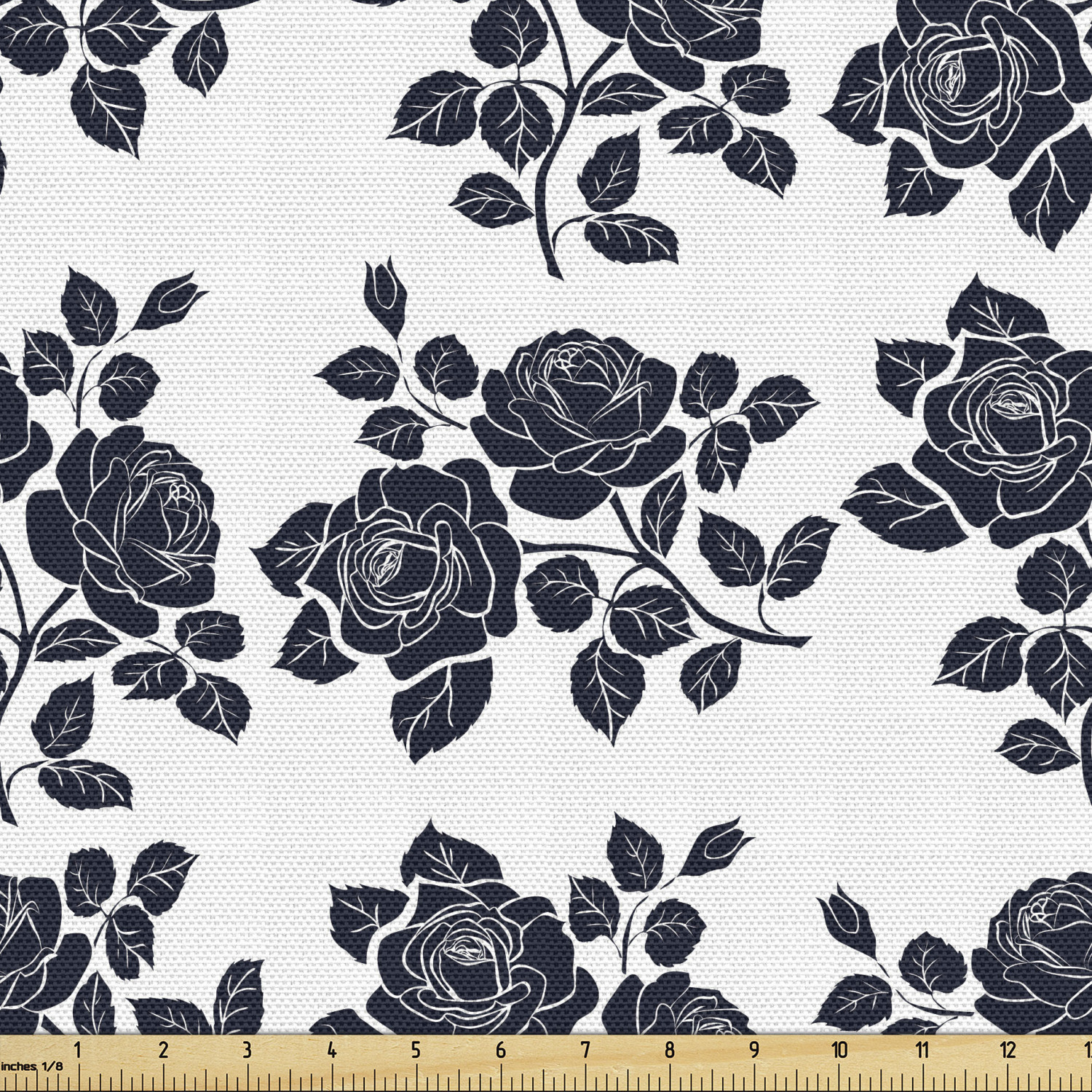 Ambesonne Rose Fabric by the Yard Decorative Upholstery Home Accents - Picture 41 of 164
