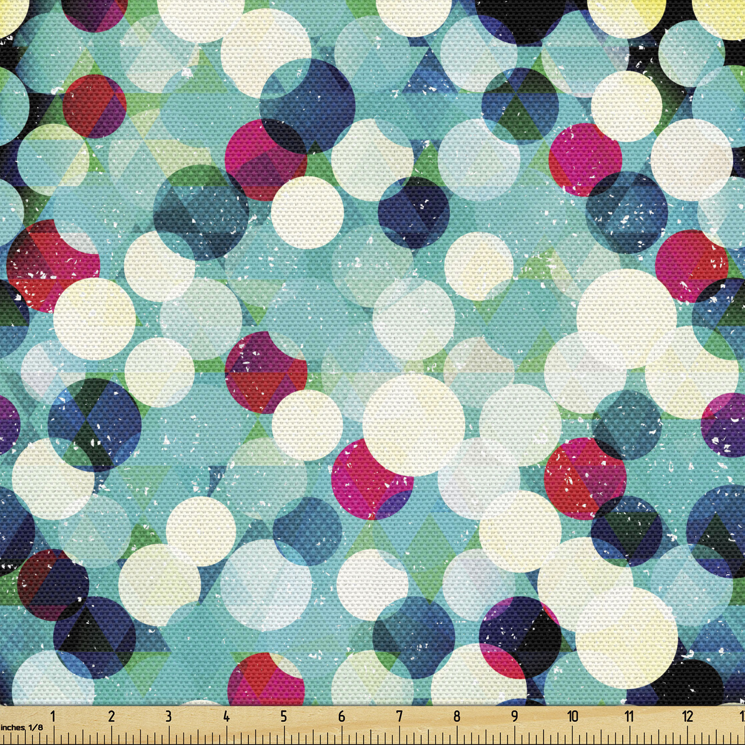 Ambesonne Grunge Fabric by the Yard Decorative Upholstery Home Accents - Picture 161 of 164