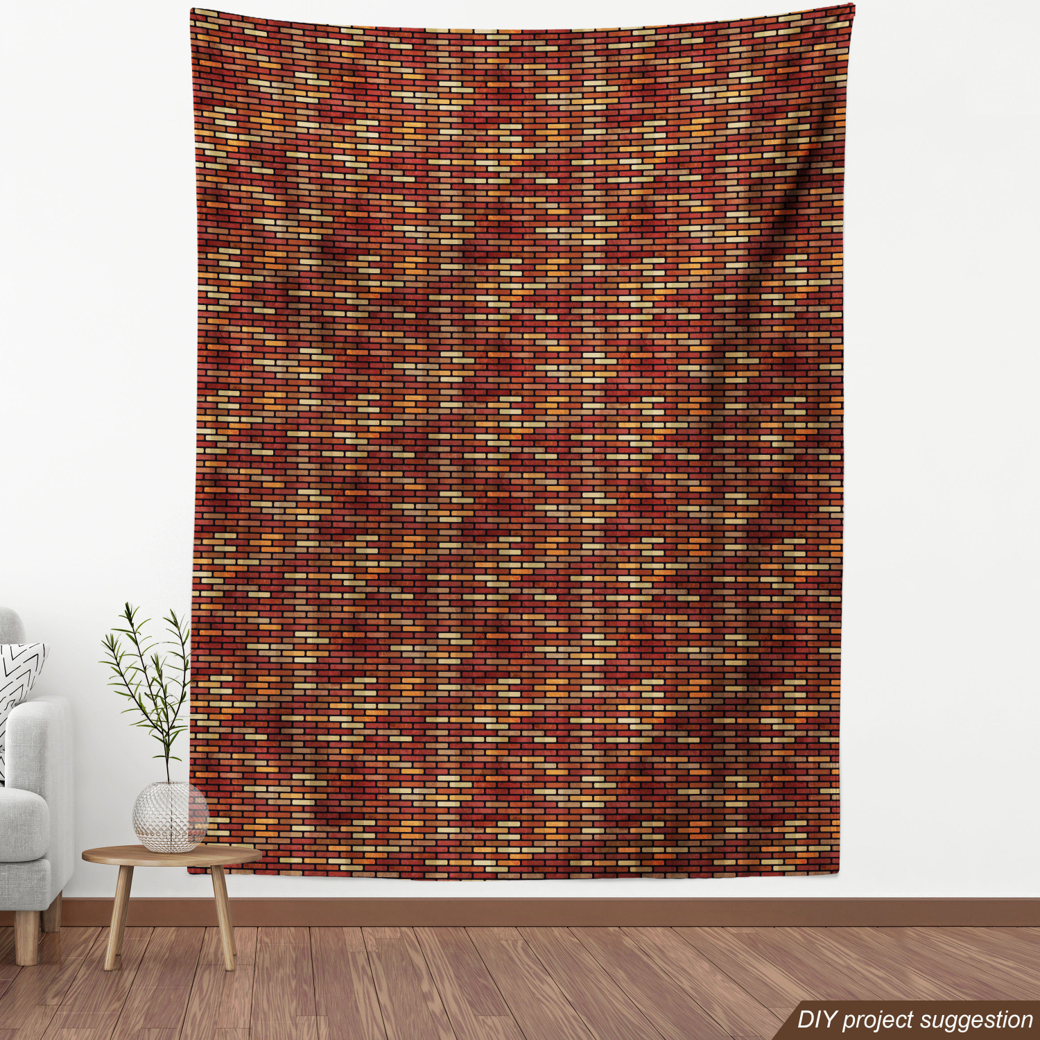 Ambesonne Grunge Fabric by the Yard Decorative Upholstery Home Accents - Picture 20 of 164