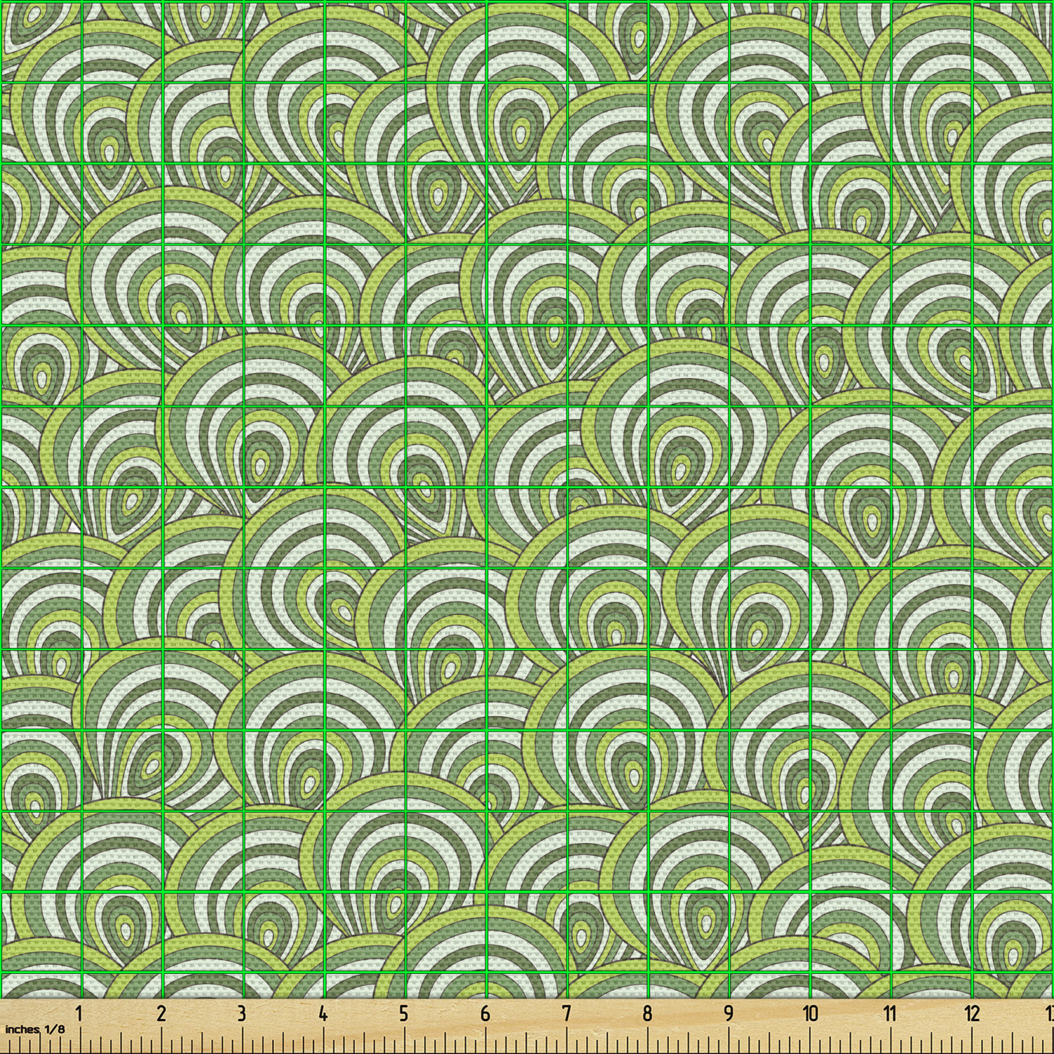 Ambesonne Feather Fabric by the Yard Decorative Upholstery Home Accents - Picture 106 of 160