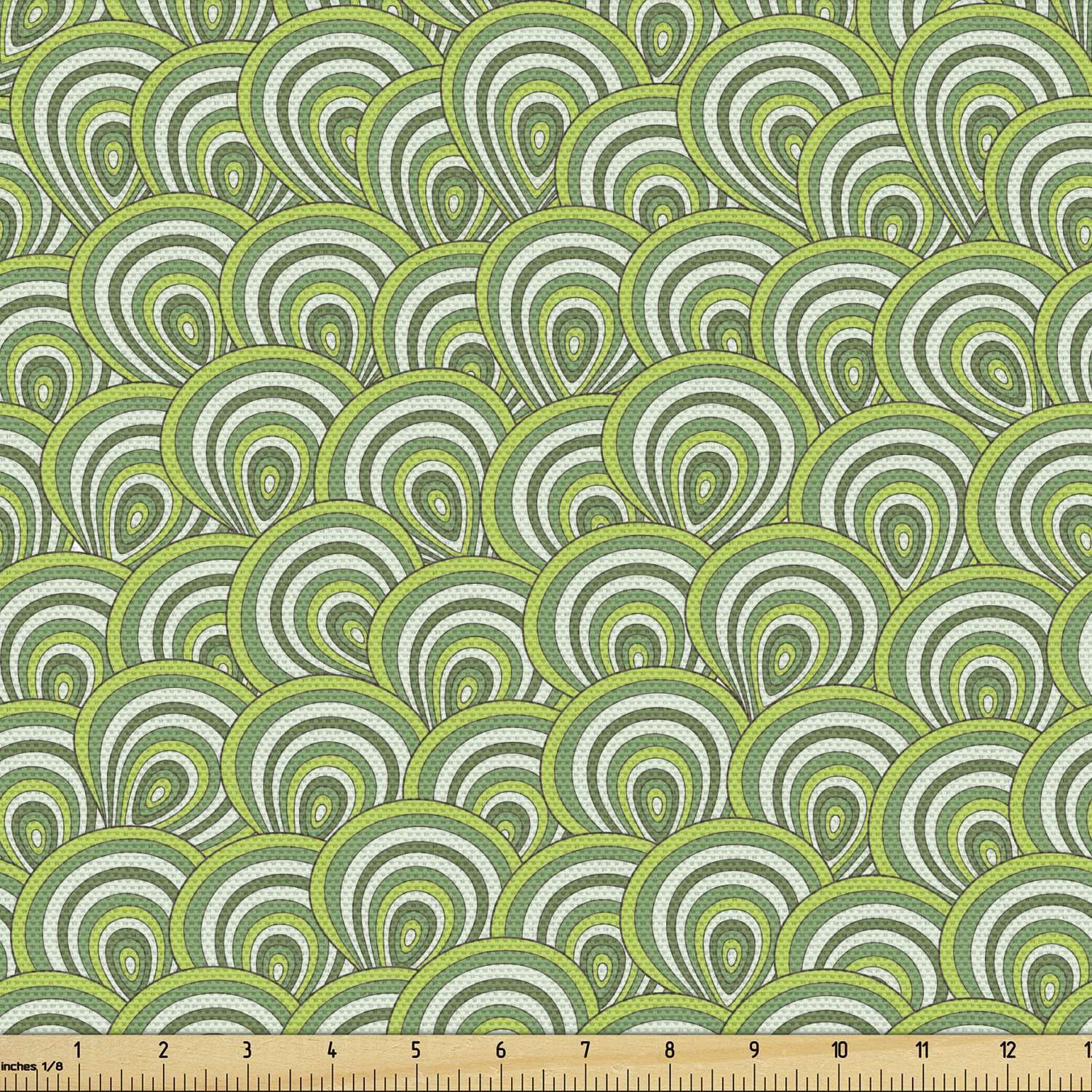 Ambesonne Feather Fabric by the Yard Decorative Upholstery Home Accents - Picture 105 of 160