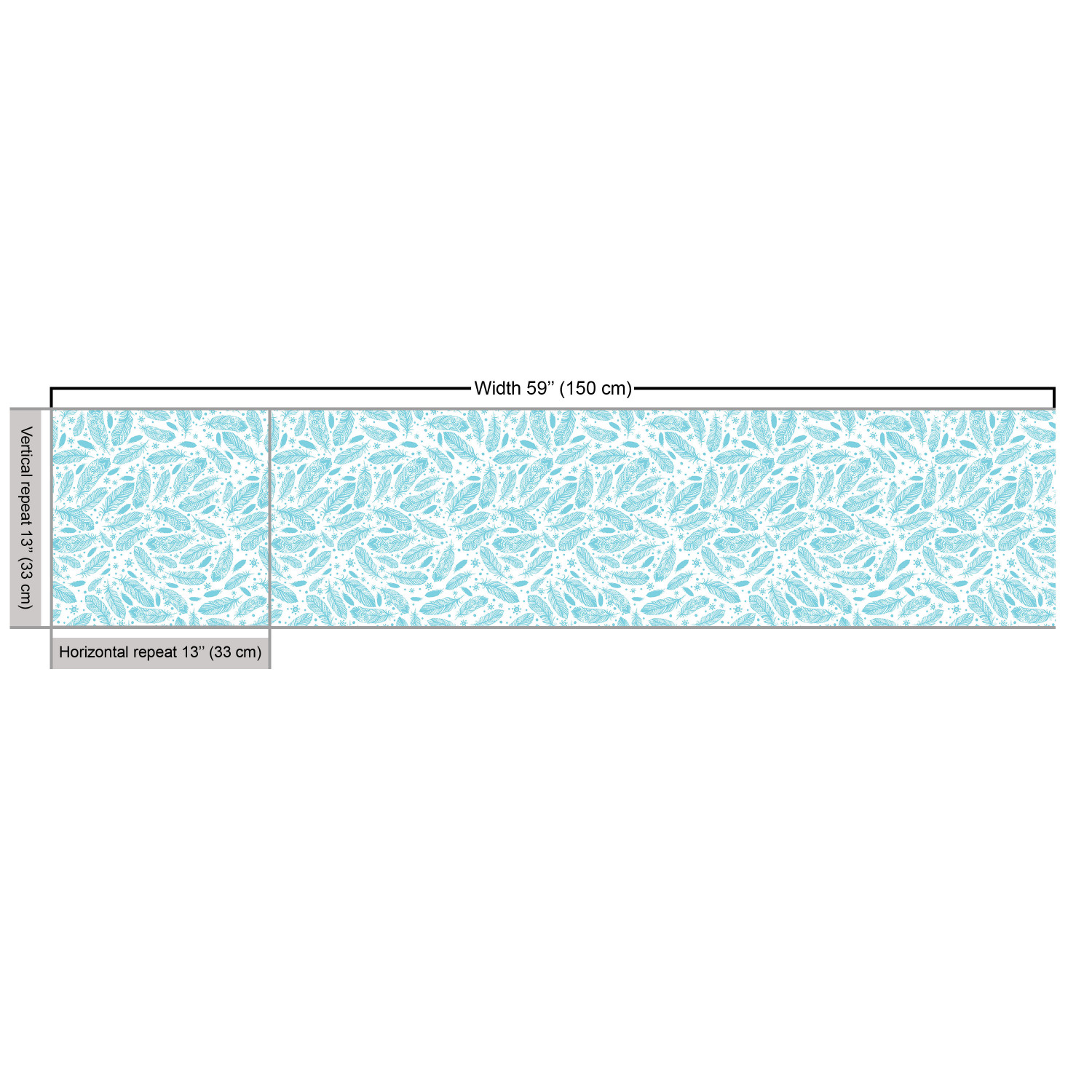 Ambesonne Feather Fabric by the Yard Decorative Upholstery Home Accents - Picture 103 of 160