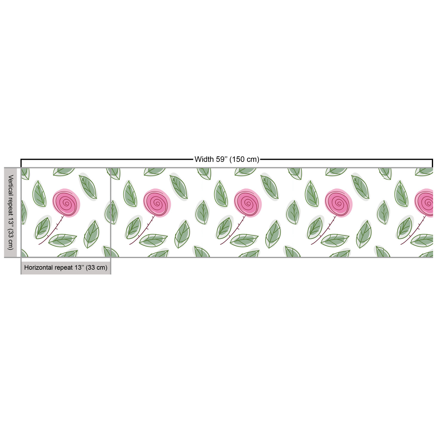 Ambesonne Rose Fabric by the Yard Decorative Upholstery Home Accents - Picture 55 of 164