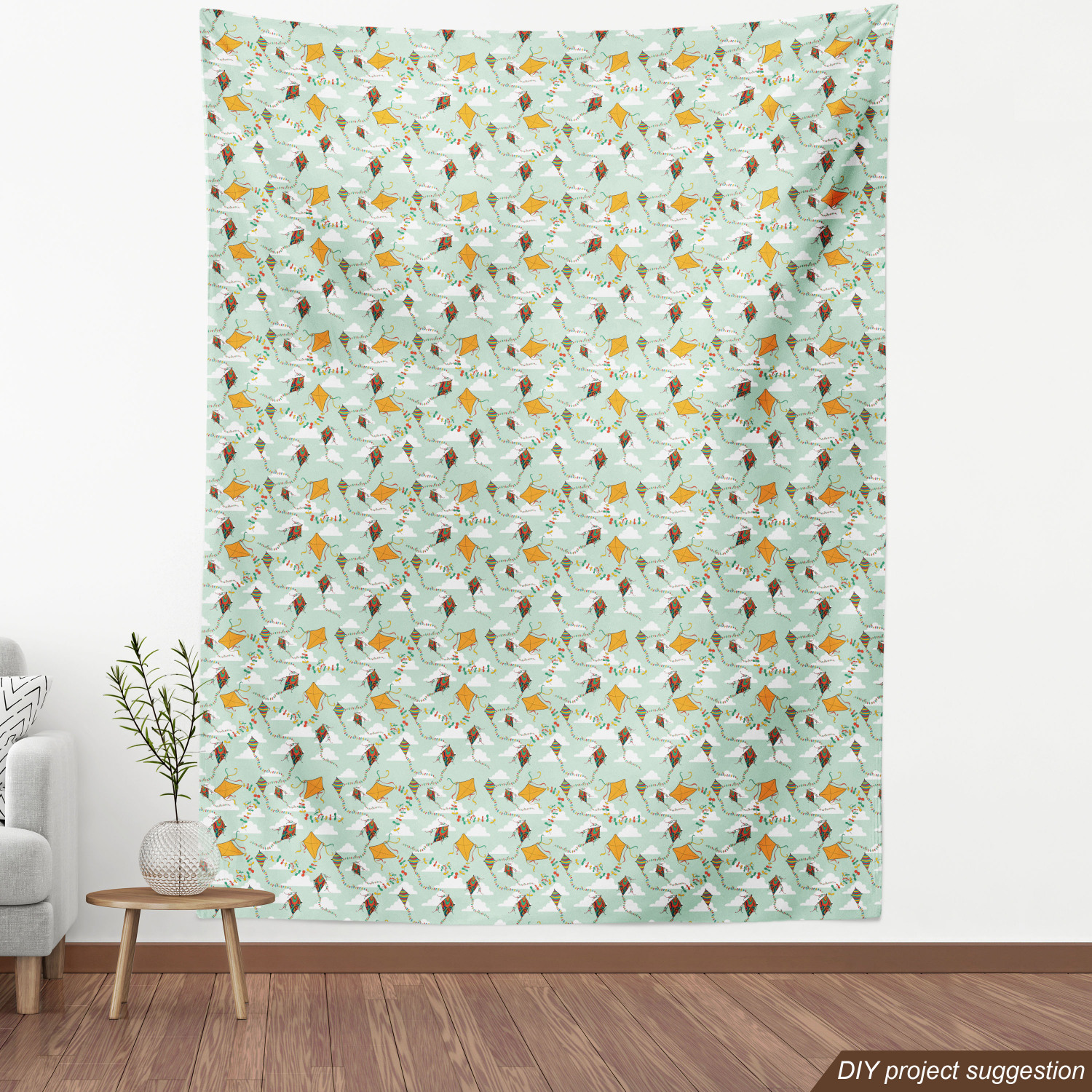 Ambesonne Spring Fabric by the Yard Decorative Upholstery Home Accents - Picture 60 of 164