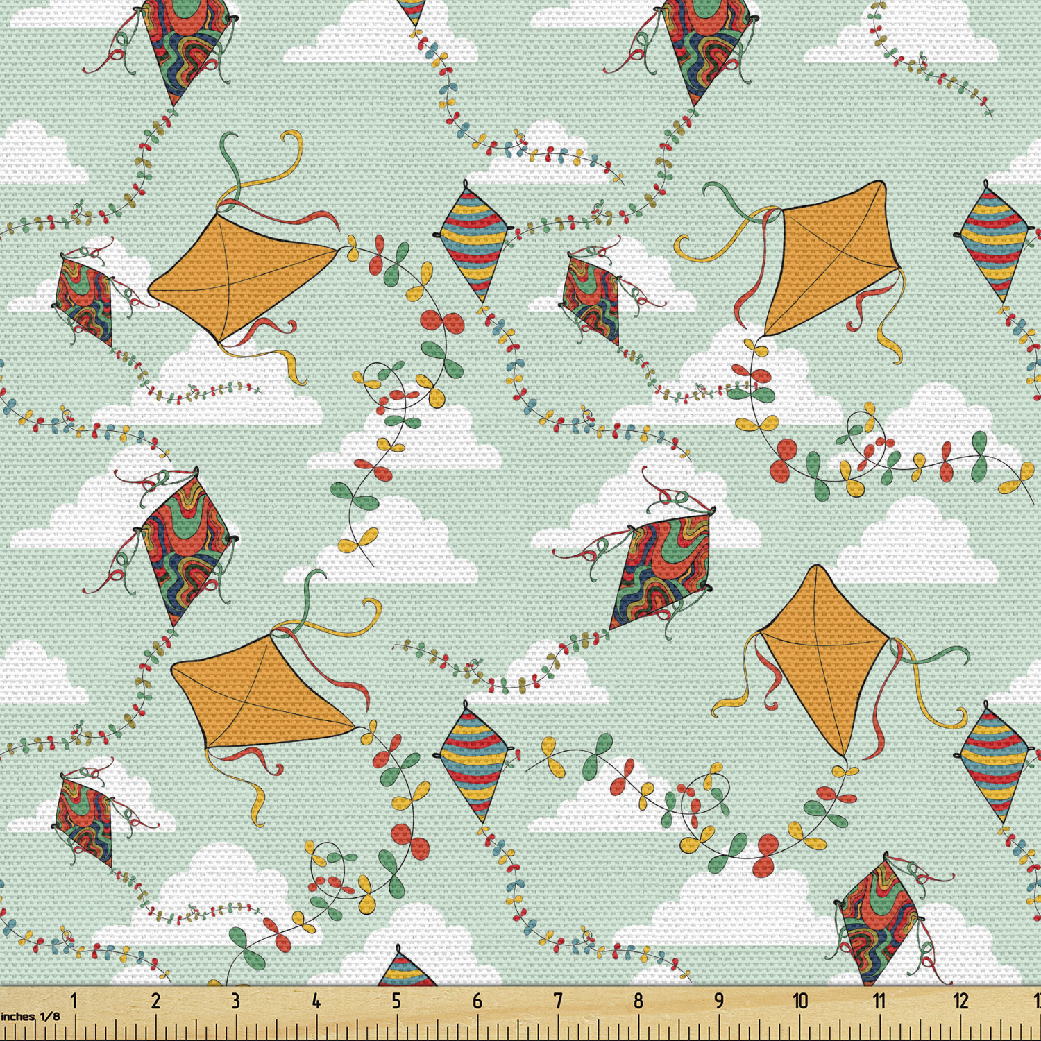 Ambesonne Spring Fabric by the Yard Decorative Upholstery Home Accents - Picture 57 of 164