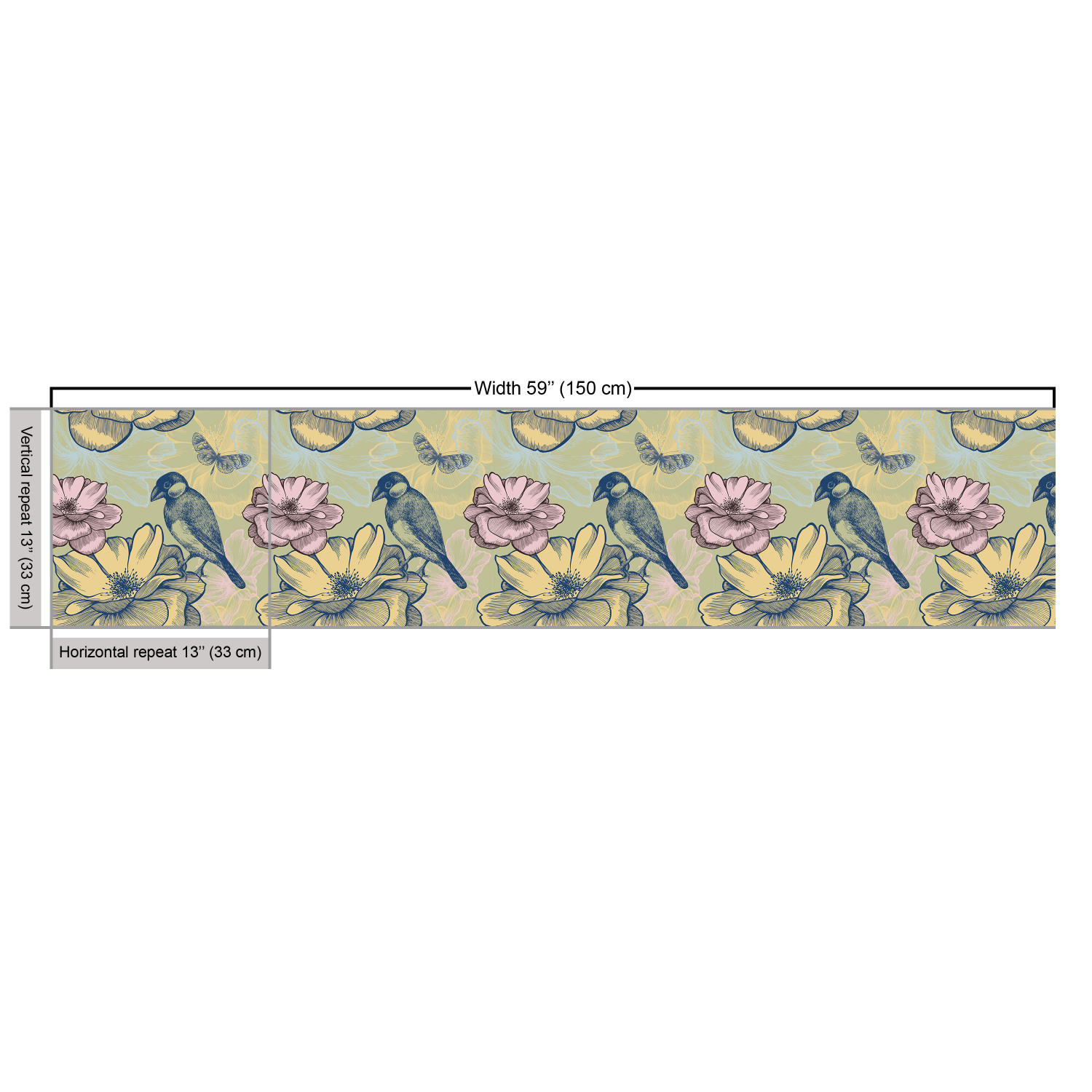 Ambesonne Spring Fabric by the Yard Decorative Upholstery Home Accents - Picture 11 of 164