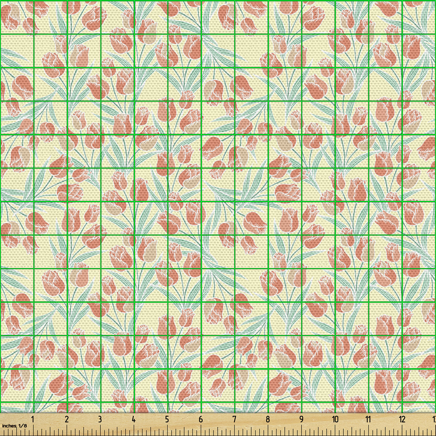 Ambesonne Spring Fabric by the Yard Decorative Upholstery Home Accents - Picture 126 of 164