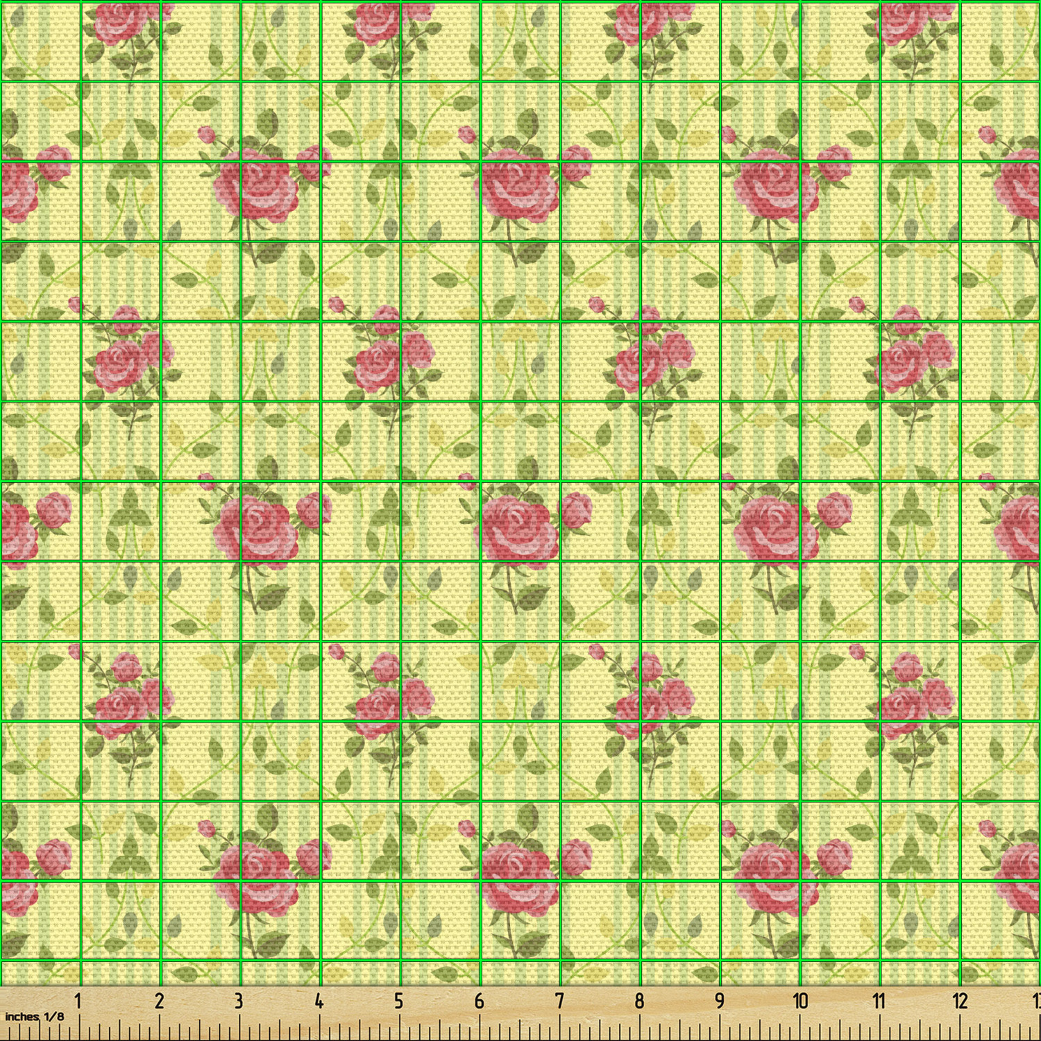 Ambesonne Spring Fabric by the Yard Decorative Upholstery Home Accents - Picture 78 of 164