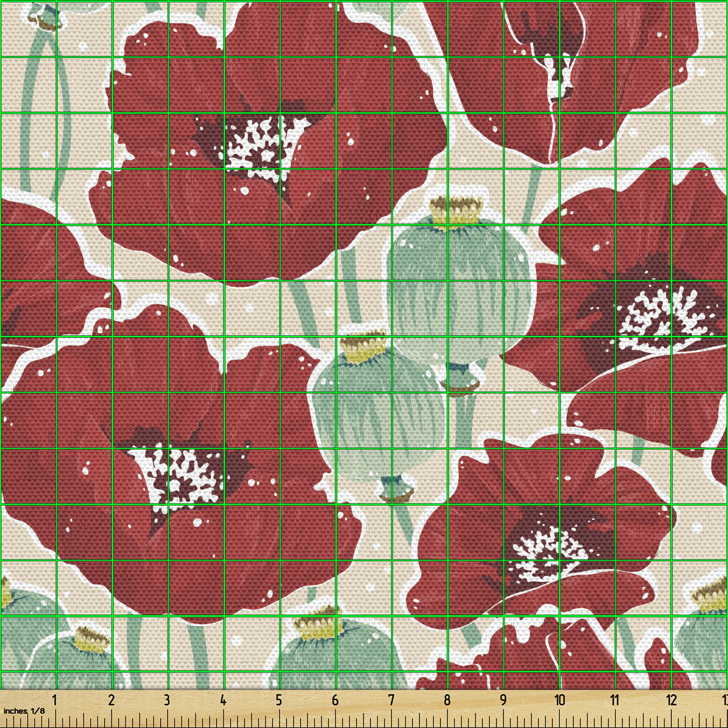 Soft Polyester Fabric by the Yard Decorative Upholstery Home Accents Ambesonne - Picture 126 of 164
