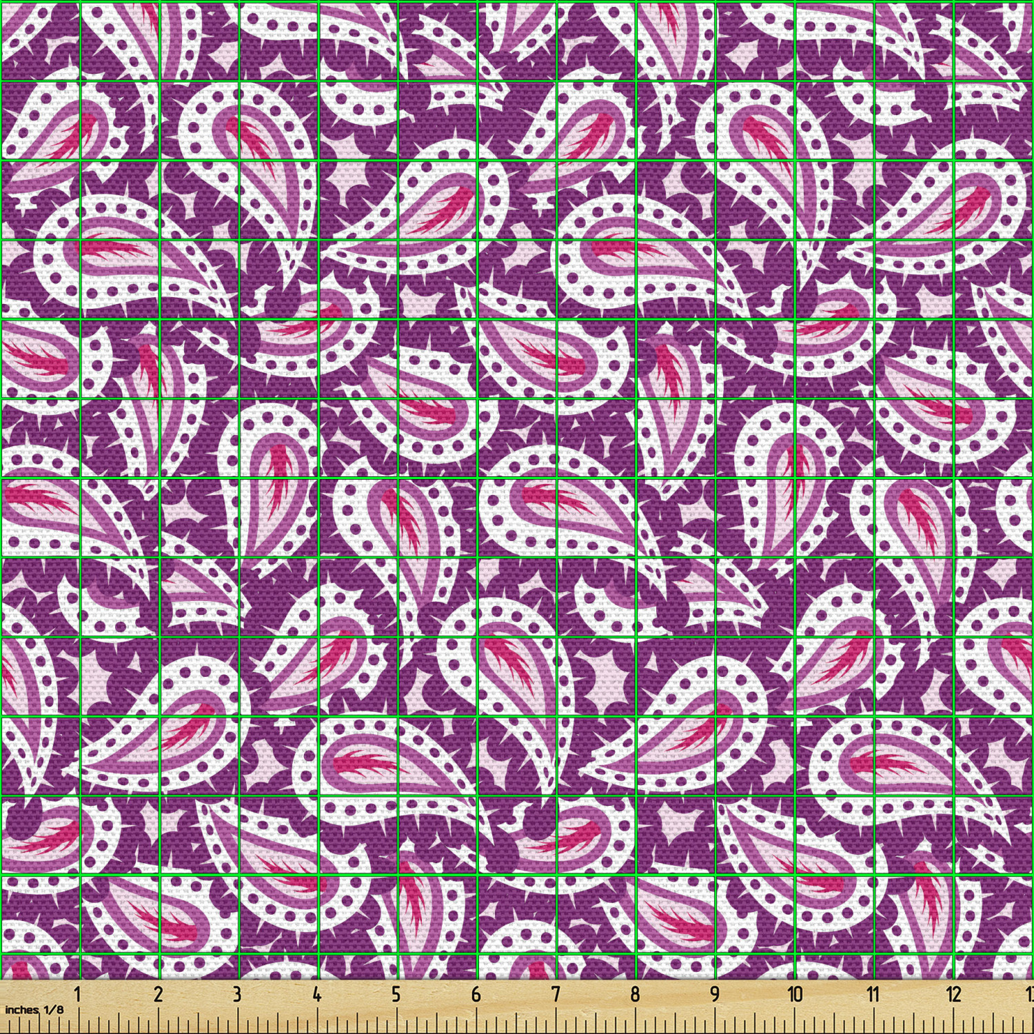 Soft Polyester Fabric by the Yard Decorative Upholstery Home Accents Ambesonne - Picture 82 of 164