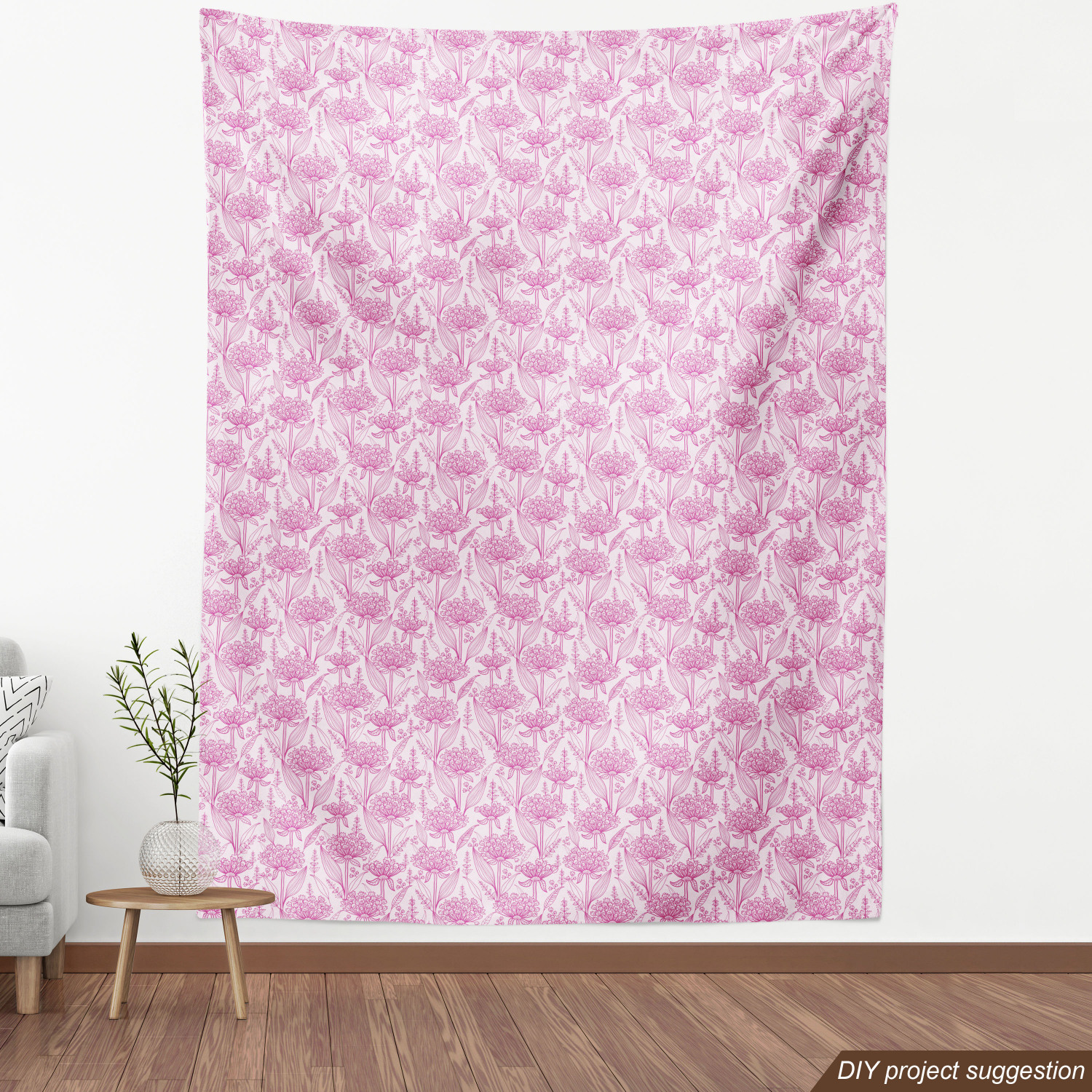 Soft Polyester Fabric by the Yard Decorative Upholstery Home Accents Ambesonne - Picture 96 of 164