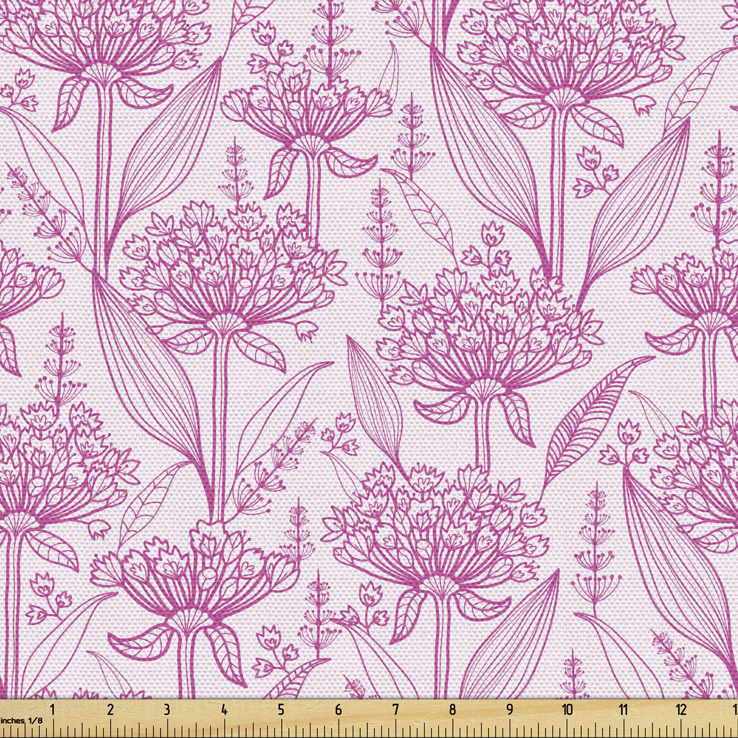 Soft Polyester Fabric by the Yard Decorative Upholstery Home Accents Ambesonne - Picture 93 of 164