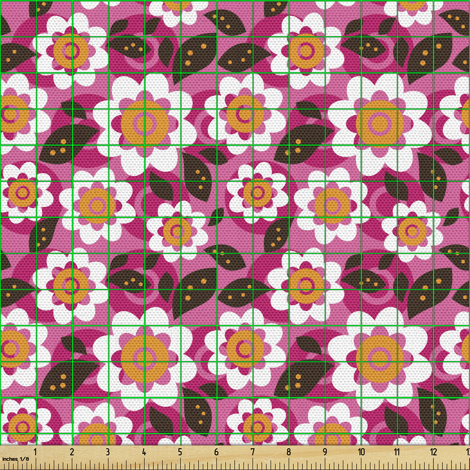 Ambesonne Spring Fabric by the Yard Decorative Upholstery Home Accents - Picture 38 of 164