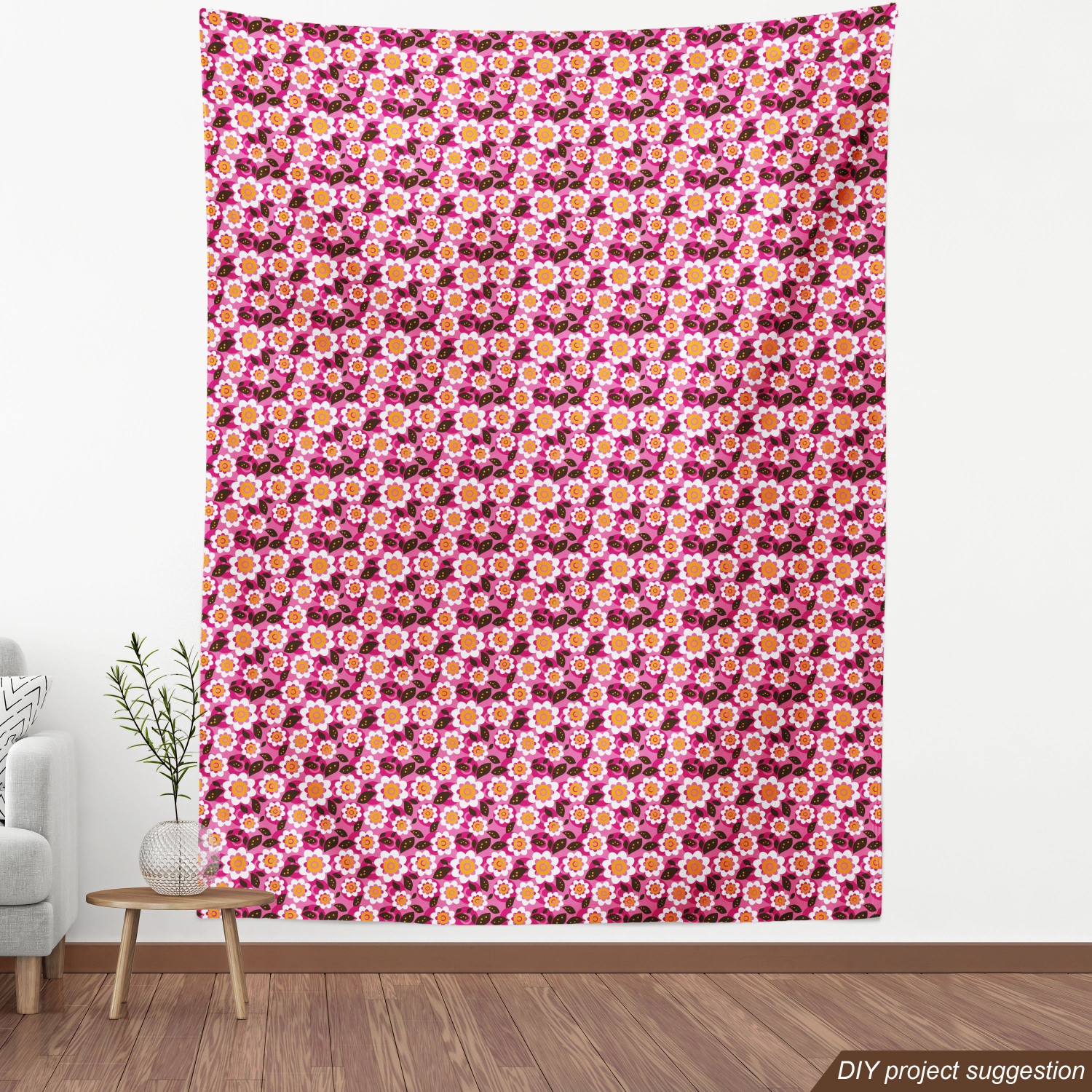 Ambesonne Spring Fabric by the Yard Decorative Upholstery Home Accents - Picture 40 of 164