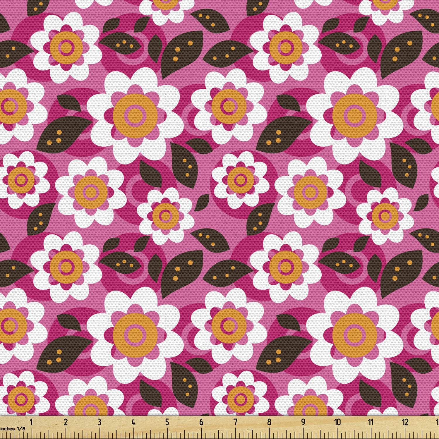 Ambesonne Spring Fabric by the Yard Decorative Upholstery Home Accents - Picture 37 of 164