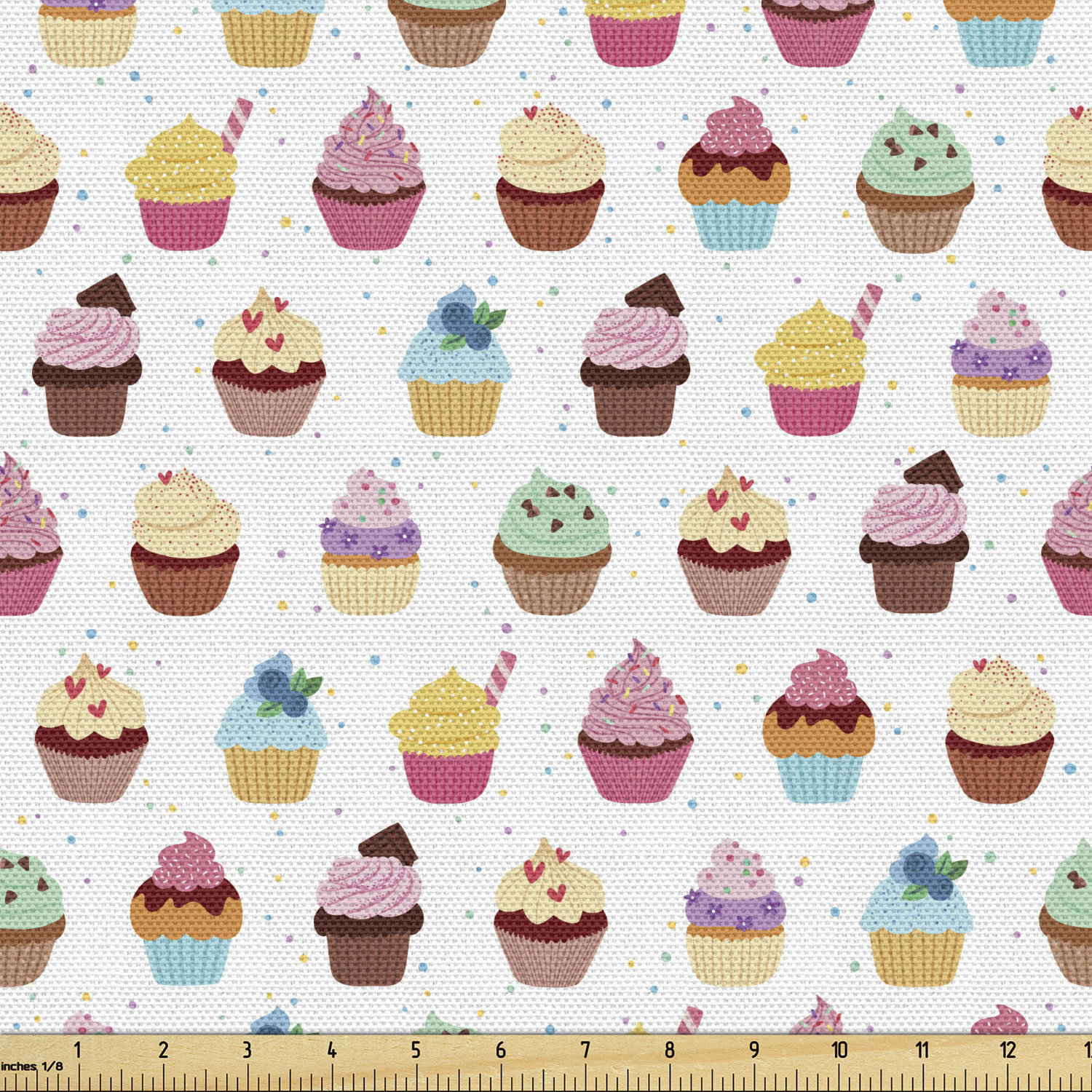 Soft Polyester Fabric by the Yard Decorative Upholstery Home Accents Ambesonne - Picture 9 of 164
