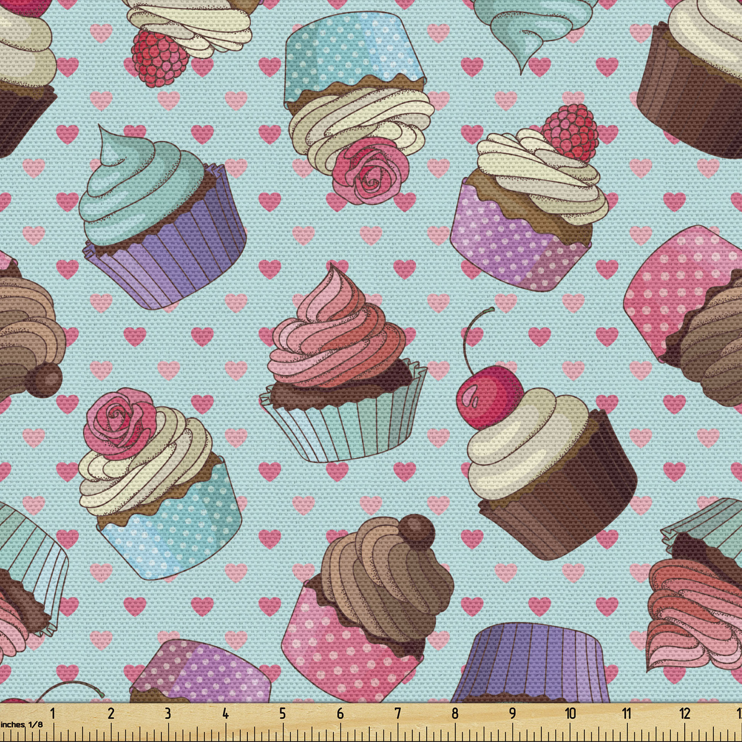 Soft Polyester Fabric by the Yard Decorative Upholstery Home Accents Ambesonne - Picture 69 of 164